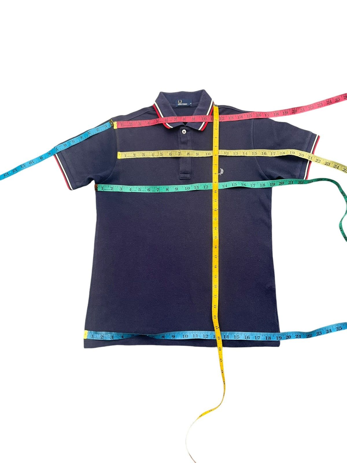 Fred Perry Vintage Fred Perry Twin Trapped Polo Size US M / EU 48-50 / 2 - 7 Thumbnail