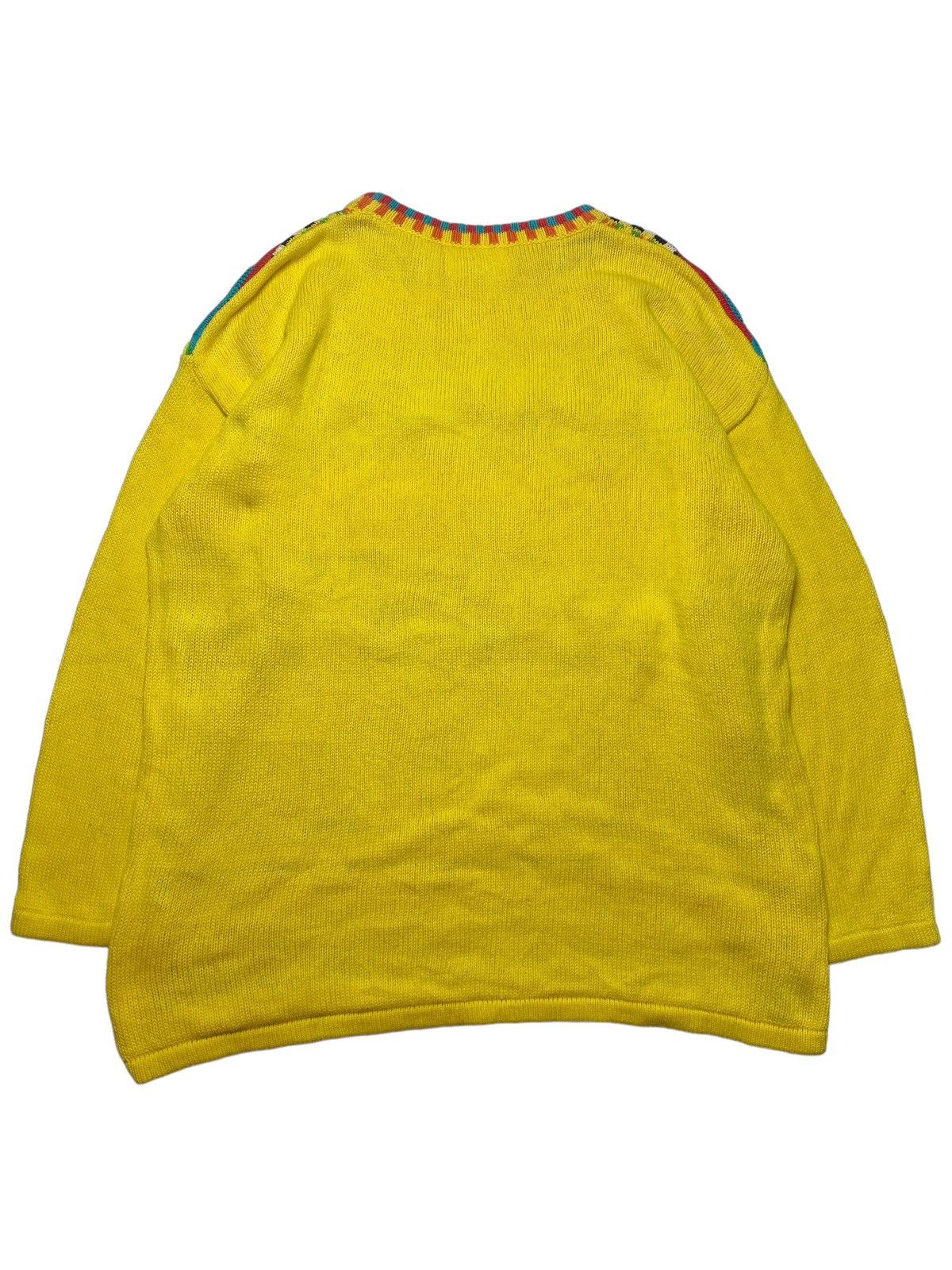 Hysteric Glamour FW/93 Benetton - Tribal Etnic 3D Knitted Longsleeve Size US M / EU 48-50 / 2 - 2 Thumbnail