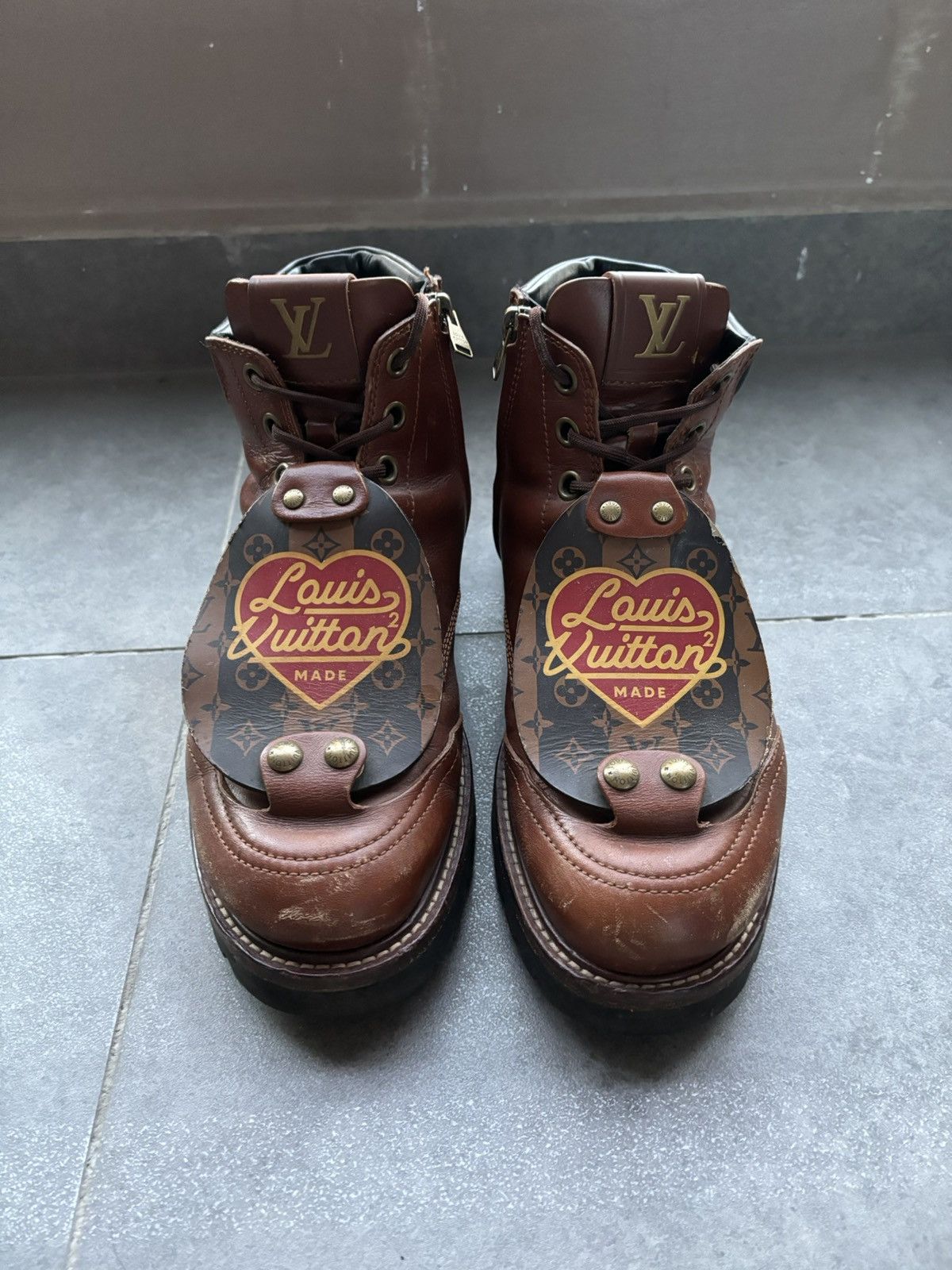 Louis Vuitton Louis Vuitton made monogram leather boots Size US 8 / EU 41 - 1 Thumbnail