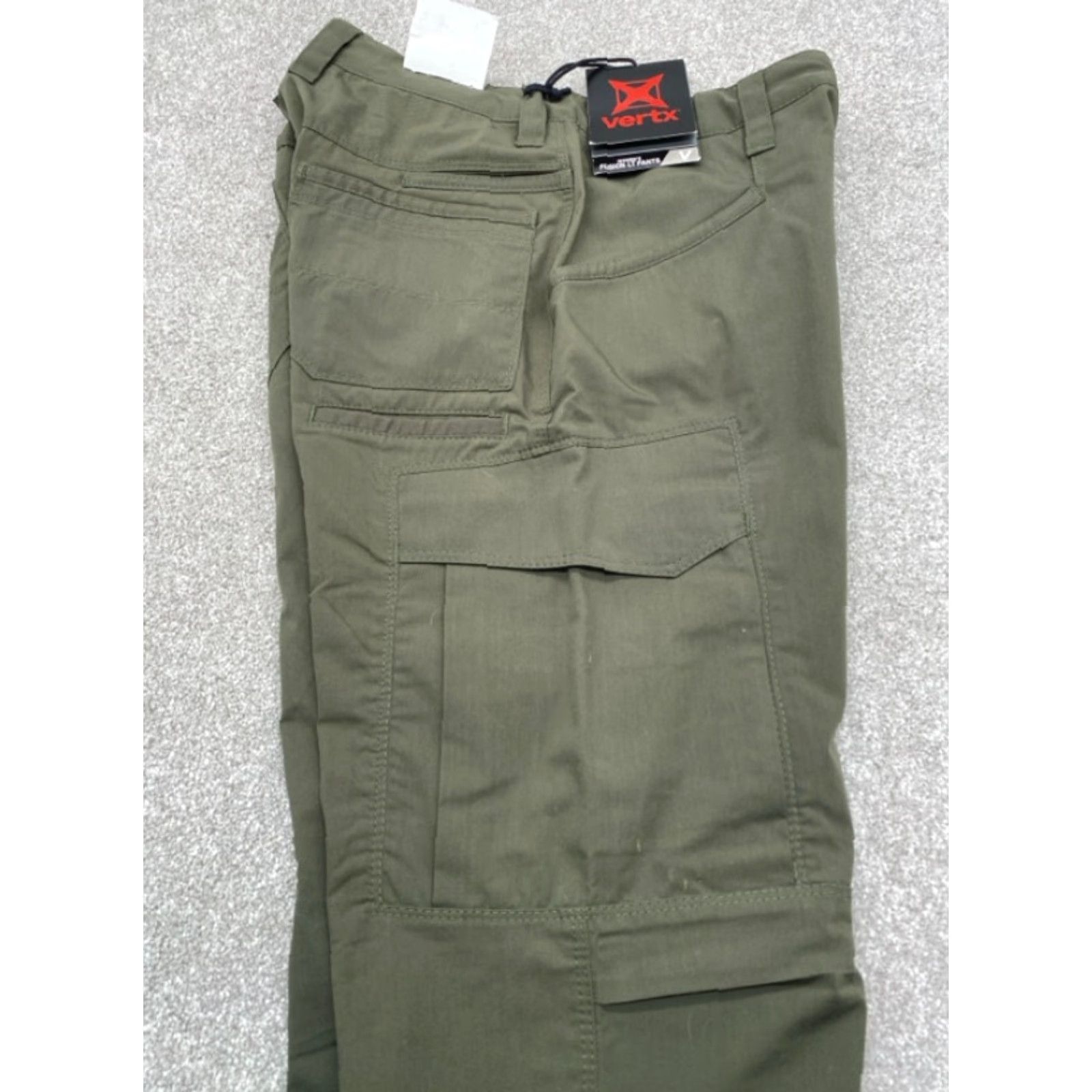 Olive NWT Vertx Women's 26x30 Fusion Lt Olive Tactical Cargo Pants Lightweight 4013 Size 26" / US 2 / IT 38 - 4 Thumbnail