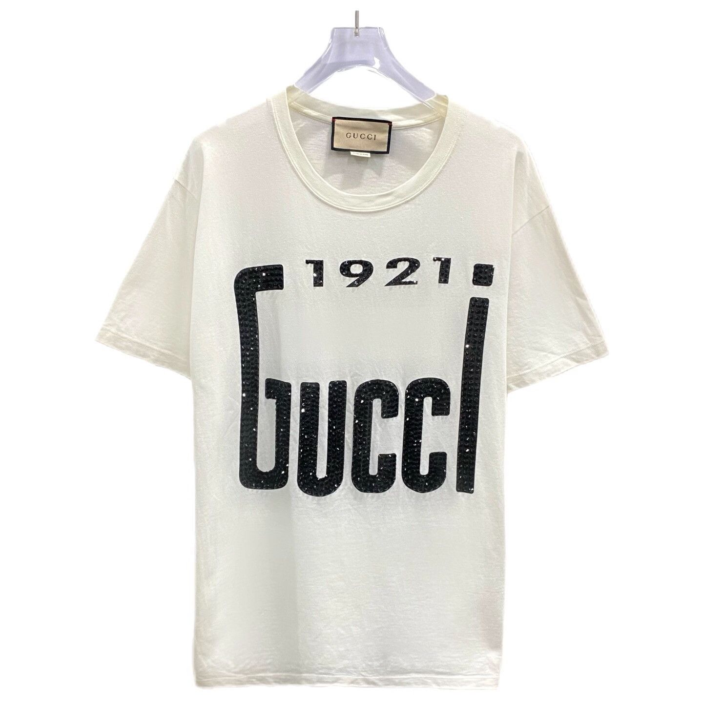 Gucci Gucci Retro Cotton White T-Shirt S Women Size S / US 4 / IT 40 - 1 Thumbnail