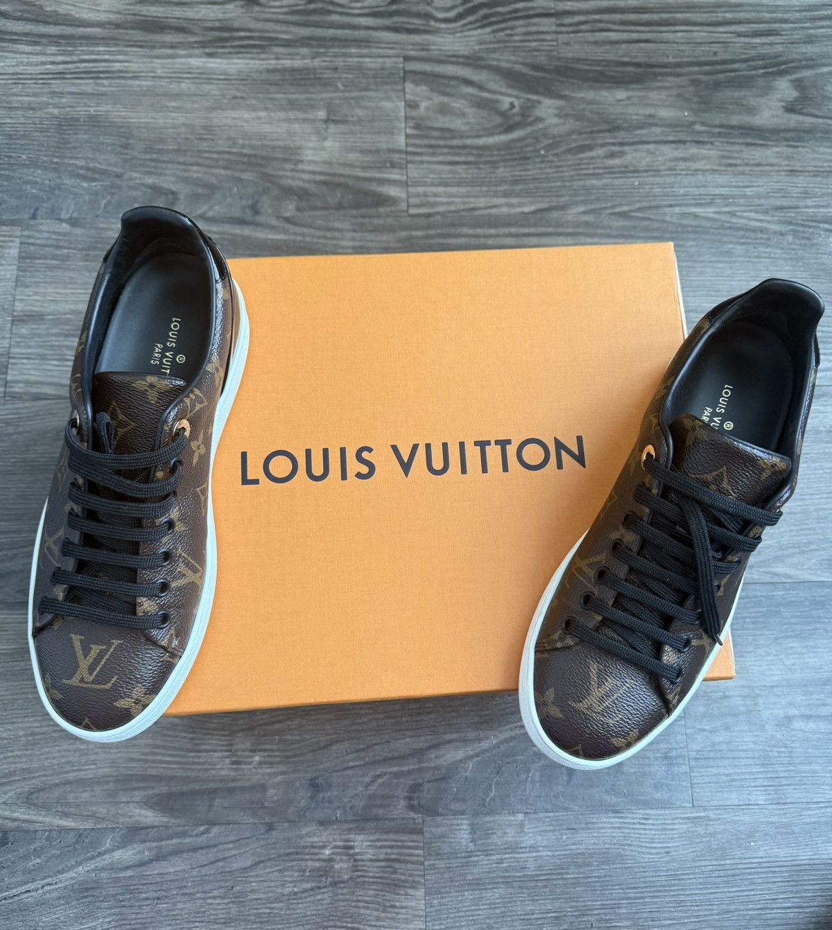Louis Vuitton Louis Vuitton Luxembourg Sneaker - Monogram Canvas Size US 8 / IT 38 - 1 Thumbnail