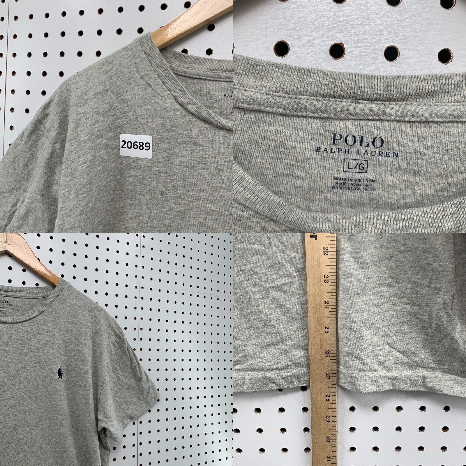 Polo Ralph Lauren Polo Ralph Lauren Shirt Mens Medium Gray Black Pony Fits Adult Mens Medium Gray Polo Ralph Lauren Shirt Size US M / EU 48-50 / 2 - 8 Thumbnail