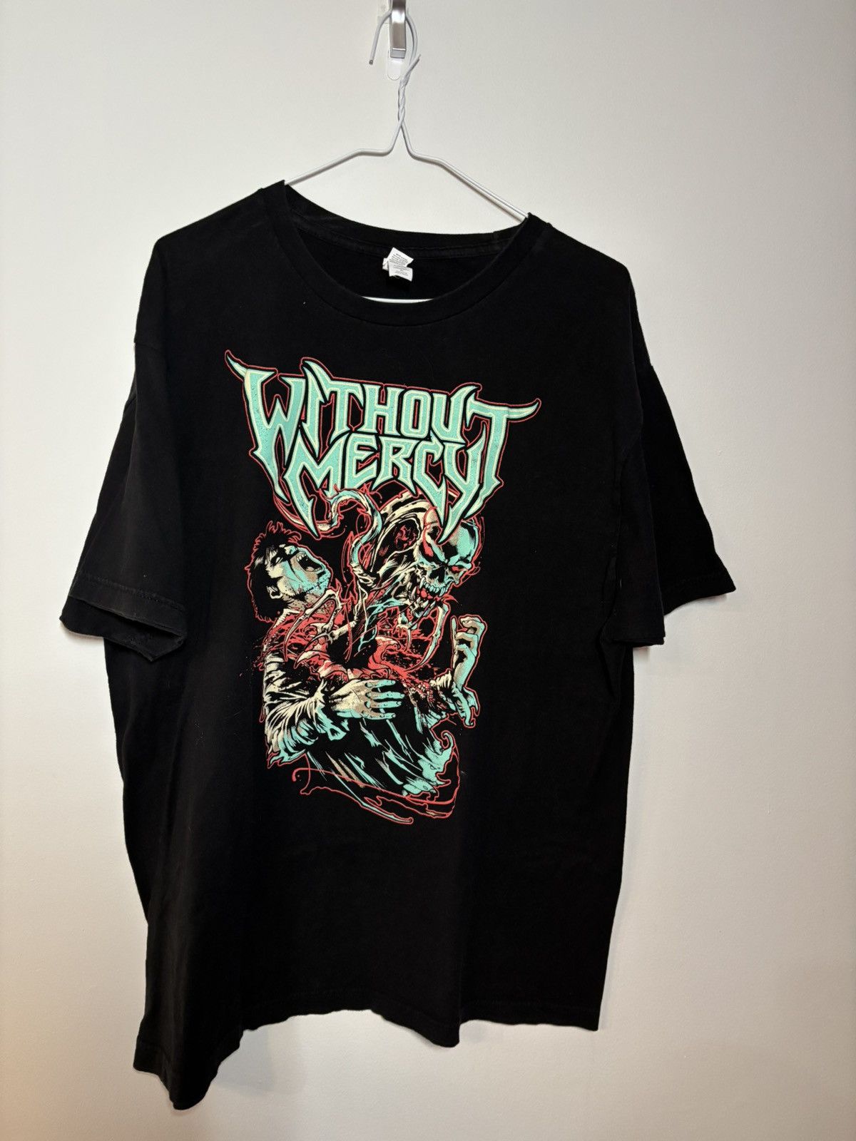 Other Without Mercy Graphic Metal Tee – Horror Skull Artwork Size US XL / EU 56 / 4 - 1 Thumbnail