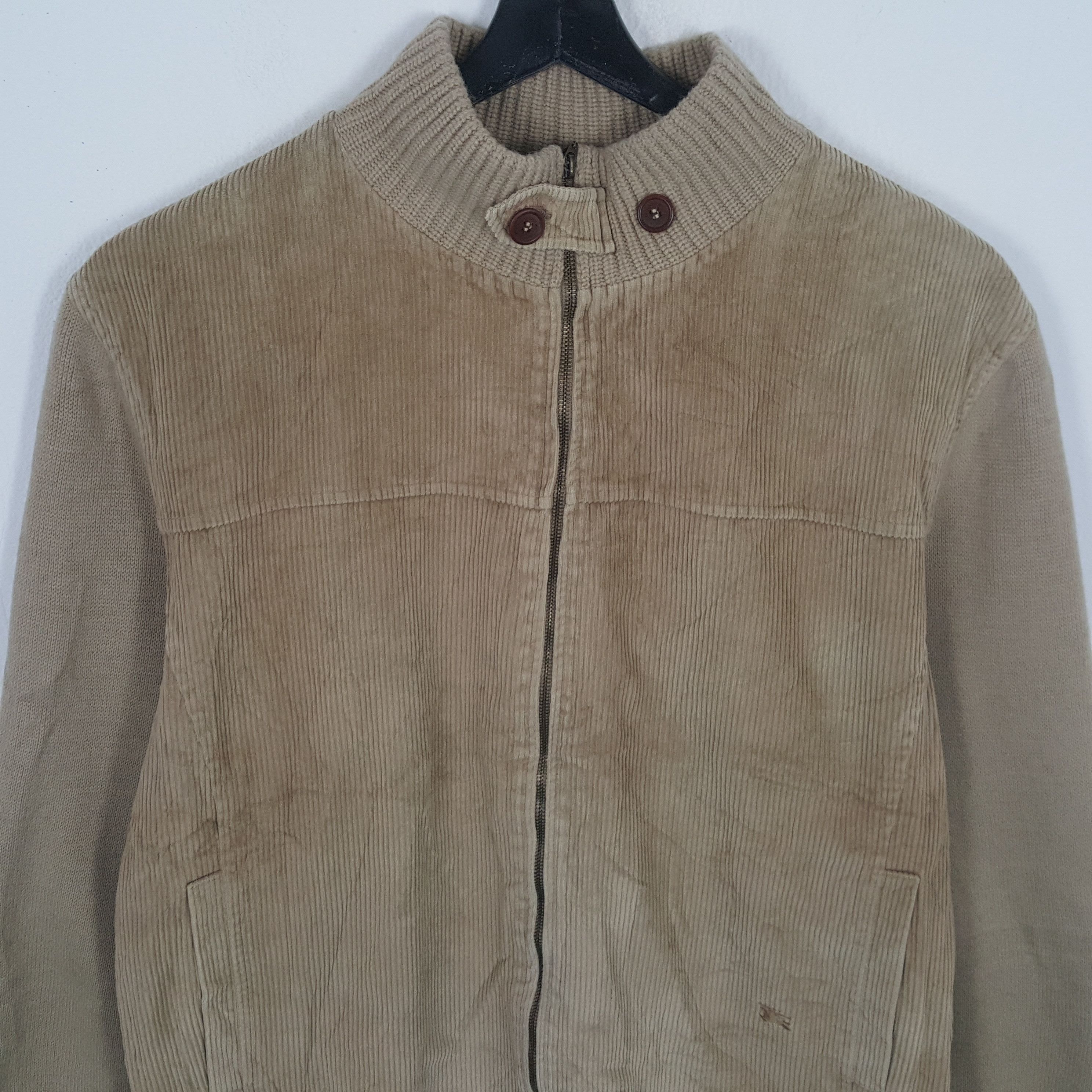Burberry × Vintage BURBERRY LONDON Winter Style Custom Art Velvet Jacket Size US XL / EU 56 / 4 - 4 Thumbnail