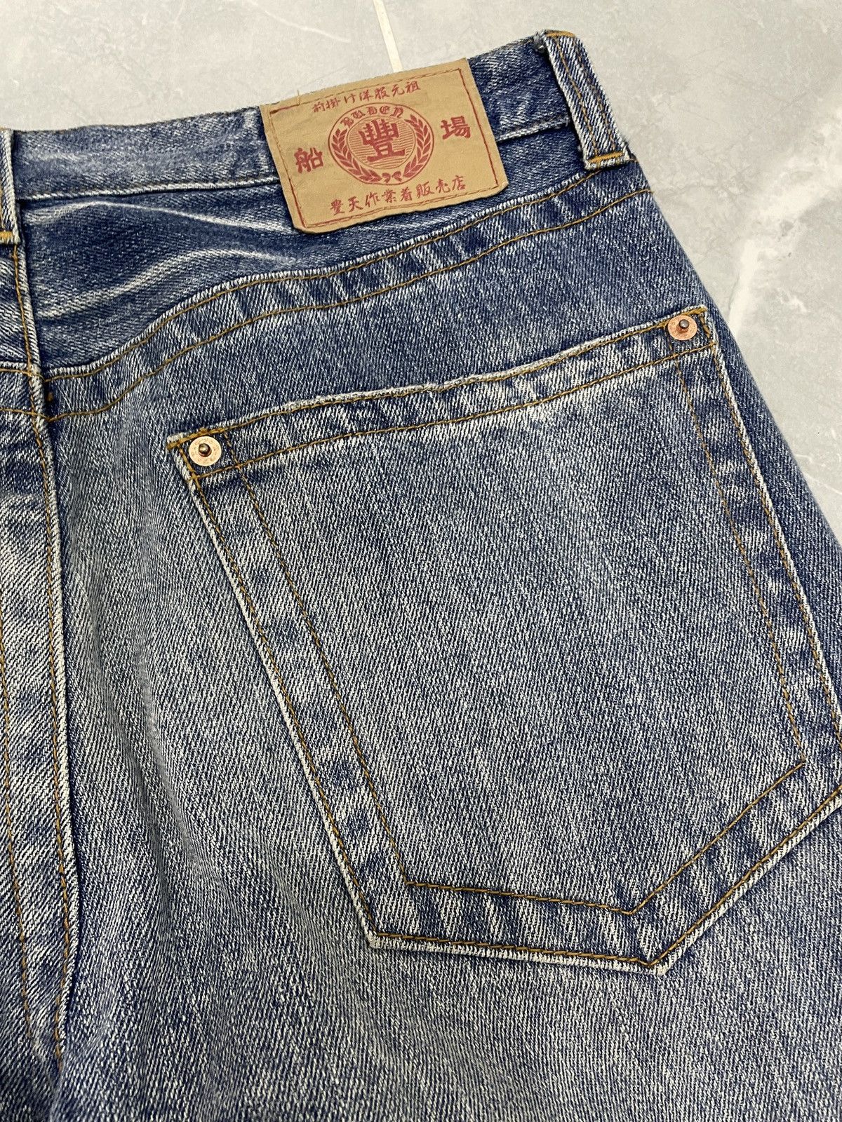 Japanese Brand BUDEN JAPANESE DENIM PANT KOI SUKAJAN STYLE Size US 35 - 16 Thumbnail