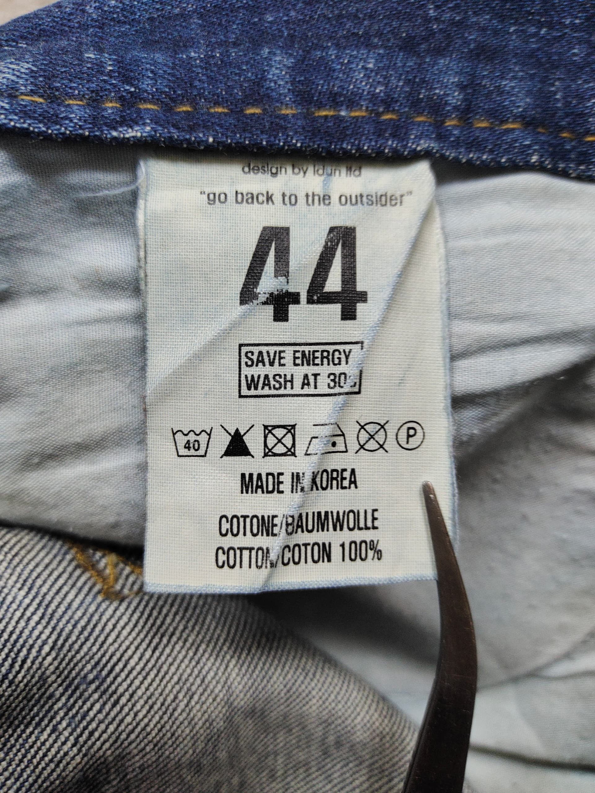 Other DISTRESSED WHITE LINE BY IDUN RARE DESIGN BLUE JEANS Size US 30 / EU 46 - 10 Thumbnail