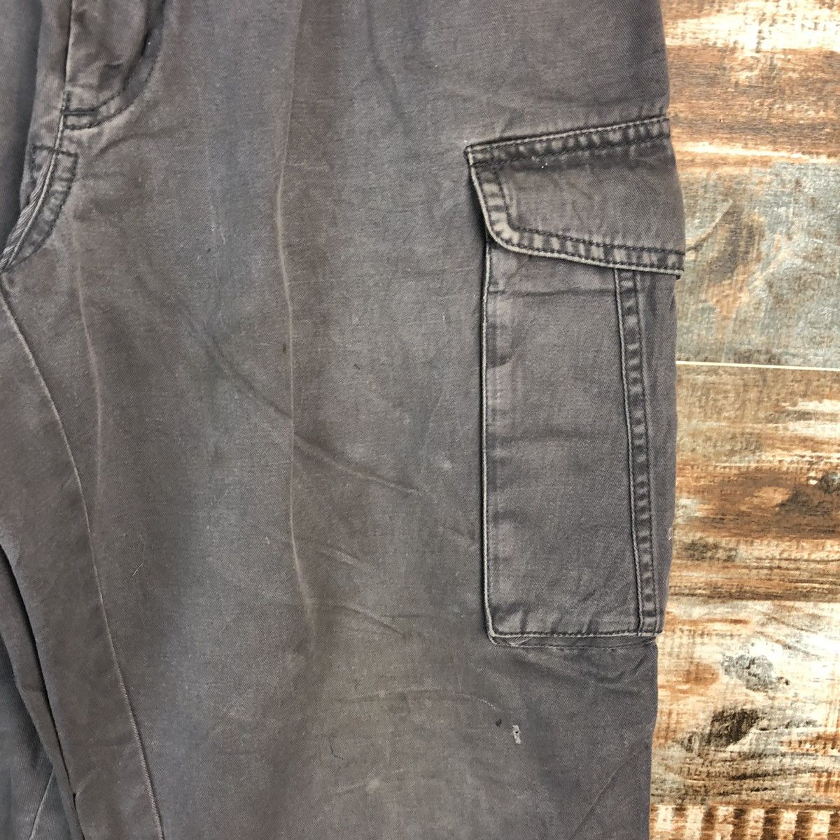 Japanese Brand DL Japanese Brand Grey Cargo Multipocket Pants #C119 Size US 32 / EU 48 - 10 Thumbnail