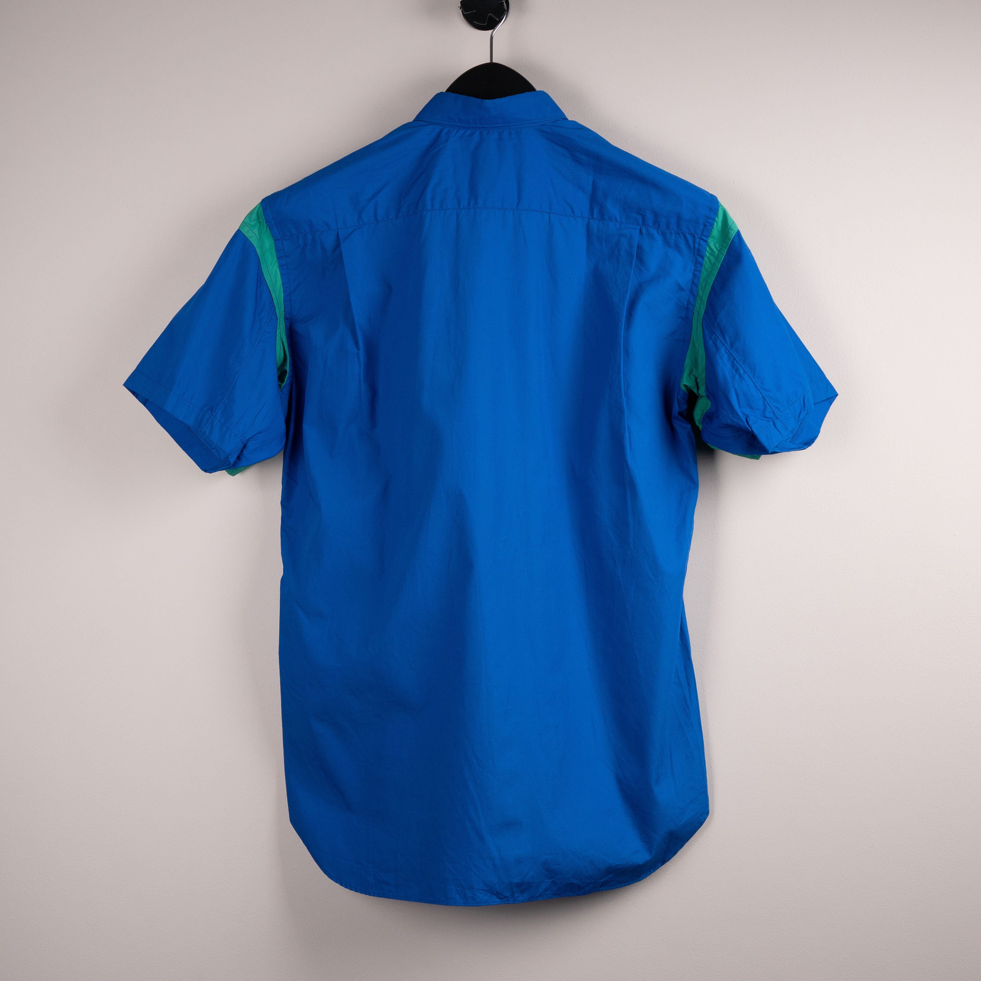 Comme des Garcons SHIRT Comme Des Garçons Shirt Double Sleeve Shirt Blue/Green Size US S / EU 44-46 / 1 - 2 Thumbnail