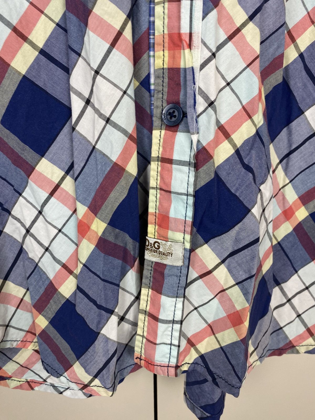 Dolce & Gabbana Vintage Dolce Gabbana Plaid Shirts Y2K Opium Luxury Style Size US XXL / EU 58 / 5 - 7 Thumbnail