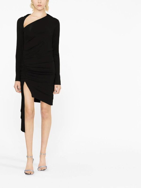 Off-White o1y1225 Mini Dress in Black Size XS / US 0-2 / IT 36-38 - 4 Thumbnail