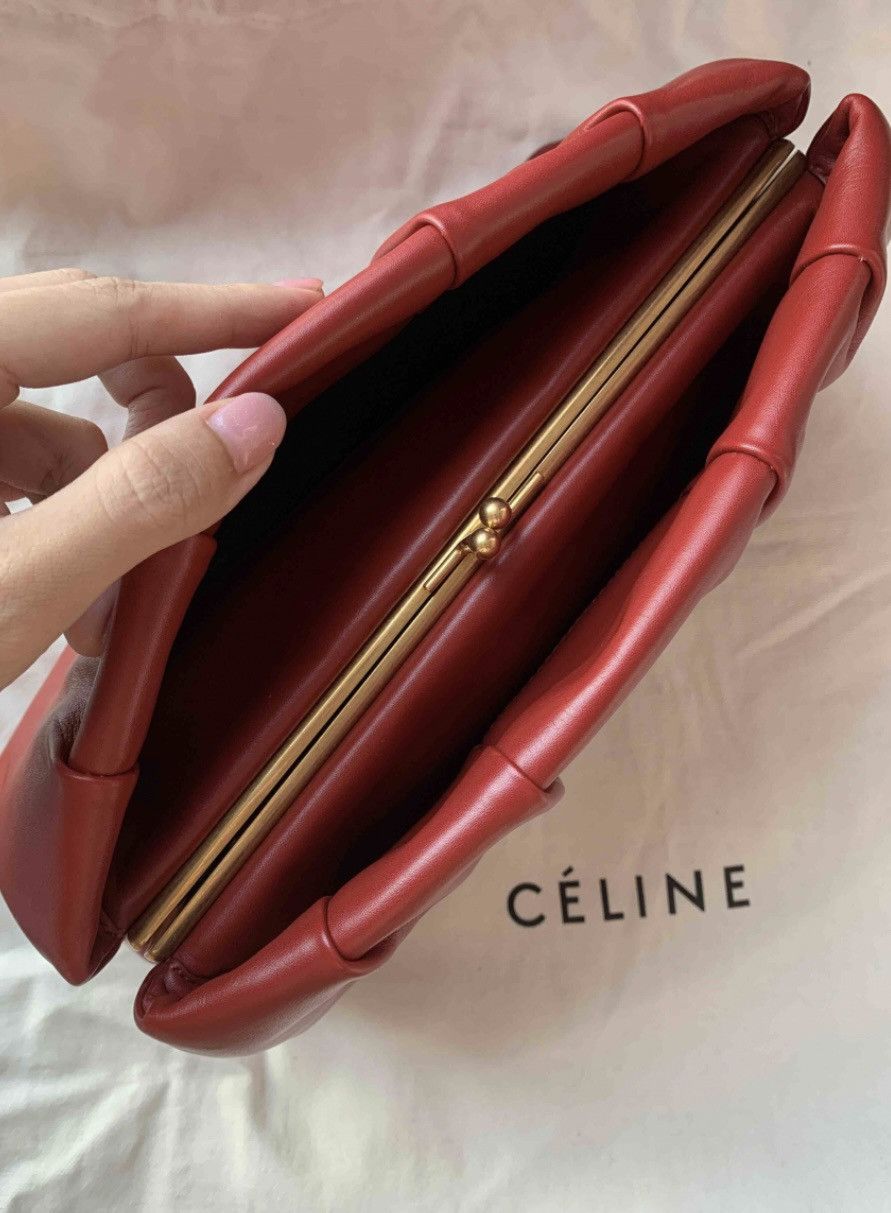 Old Celine by Phoebe Philo clasp clutch