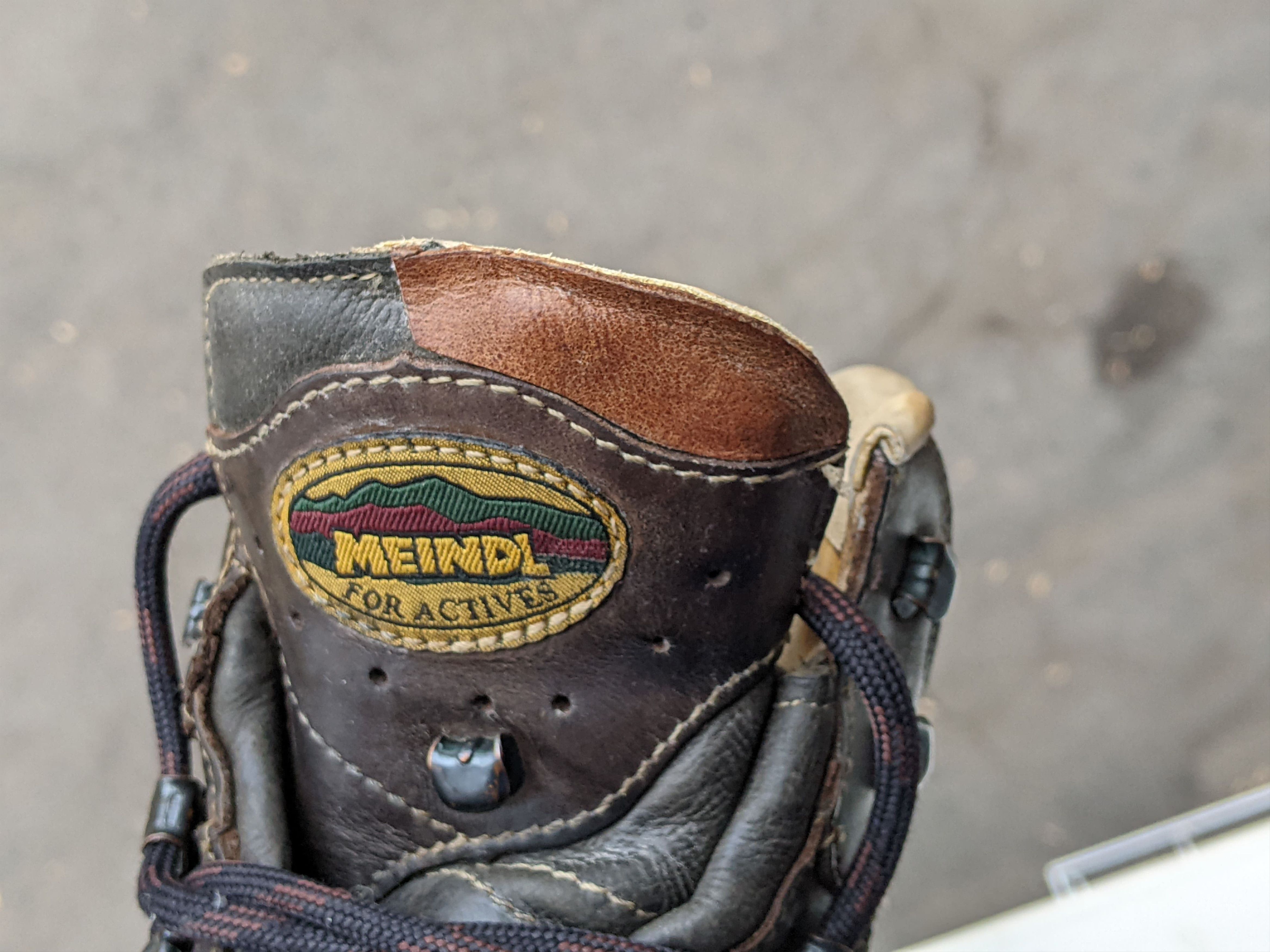 LOWA Meindl Leather Hiking Boots LaSportiva Scarpa Vibram Vintage Size US 8 / EU 41 - 14 Thumbnail