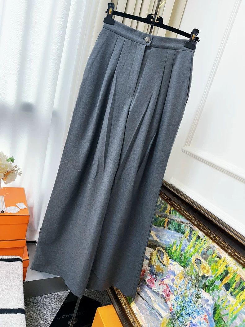 Chanel Chanel 22C Wide-Leg Tailored Trousers - dmc Size US 30 / EU 46 - 1 Thumbnail