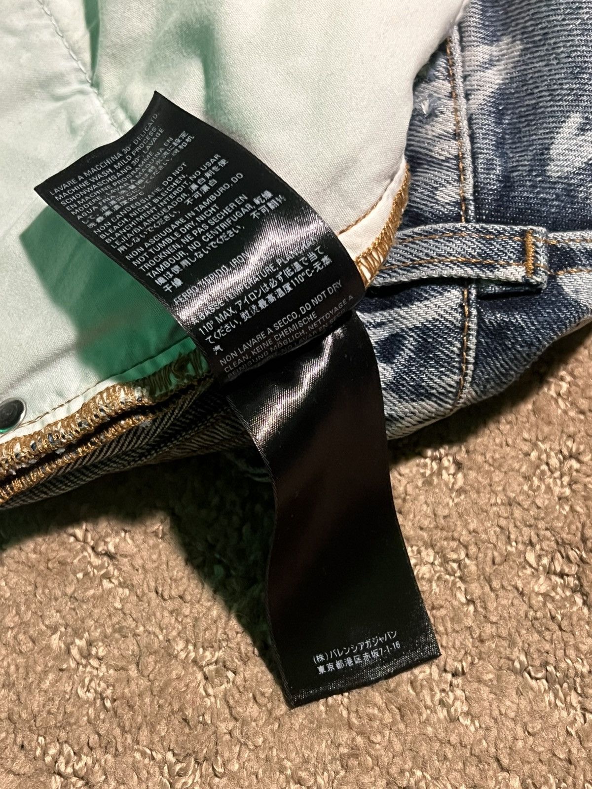 Balenciaga Balenciaga Scribble Jeans Size US 26 / EU 42 - 8 Thumbnail