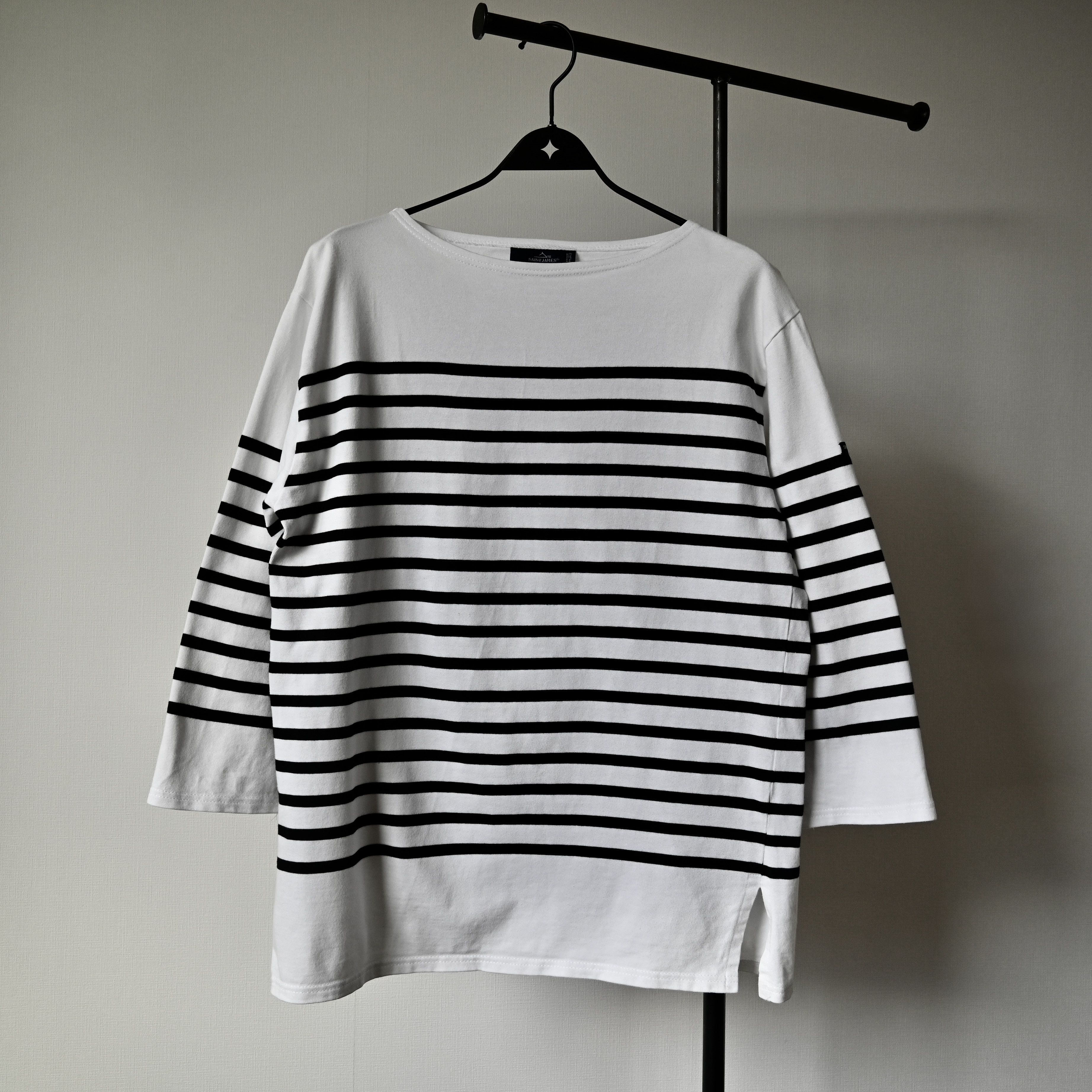 Saint James SAINT JAMES "NAVAL" 3/4 sleeve authentic sailor shirt, 5/ML Size US M / EU 48-50 / 2 - 2 Thumbnail