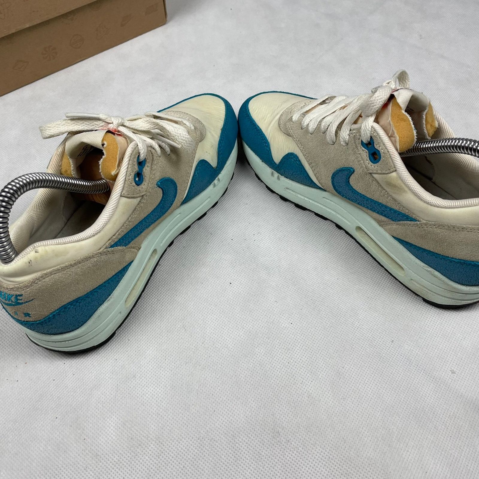 Nike × Vintage Nike Air Max 1 Vintage Sail Neo Turquoise Size US 6,5 Size US 6.5 / IT 36.5 - 7 Thumbnail