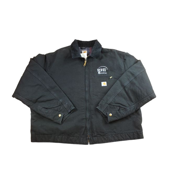 Carhartt Vintage 90's Carhartt Detroit Workwear Jacket Black XXL XKRC ...