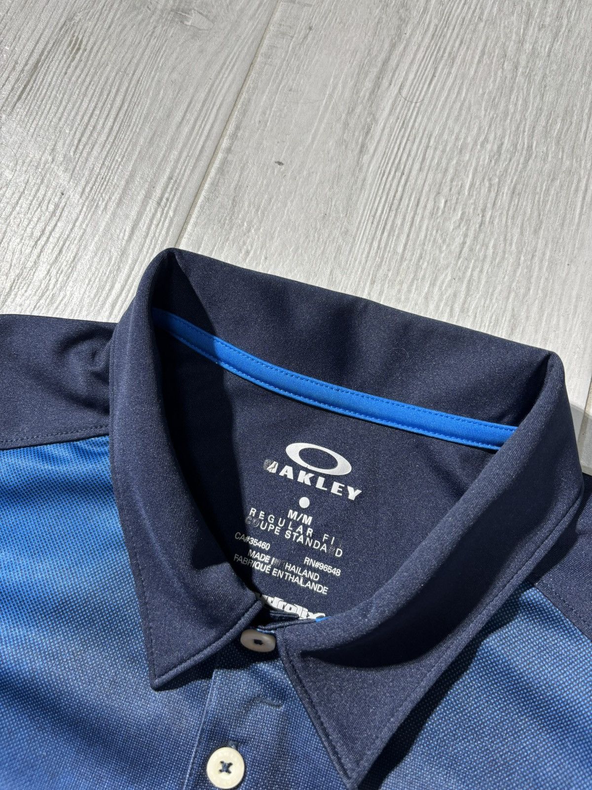 Oakley Vintage Oakley Polo Rugby Tshirt Center Logo Size US M / EU 48-50 / 2 - 5 Thumbnail