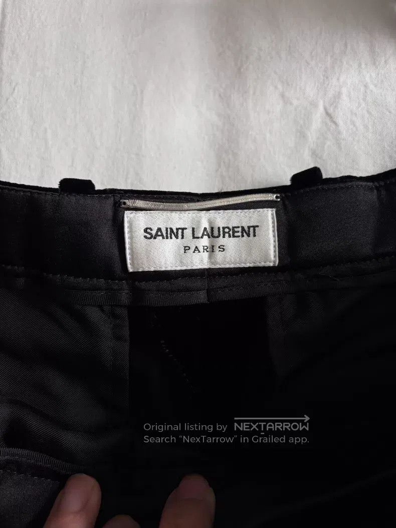 Saint Laurent Paris Saint Laurent Paris Velvet Trousers Size US 34 / EU 50 - 3 Thumbnail