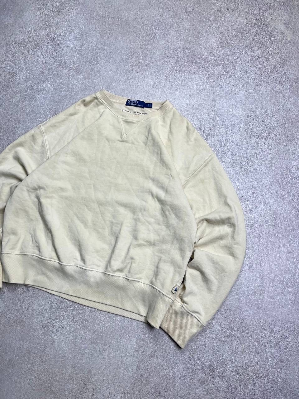 Polo Ralph Lauren Vintage Polo Ralph Lauren Organic Boxy Sweatshirt L Size US L / EU 52-54 / 3 - 2 Thumbnail