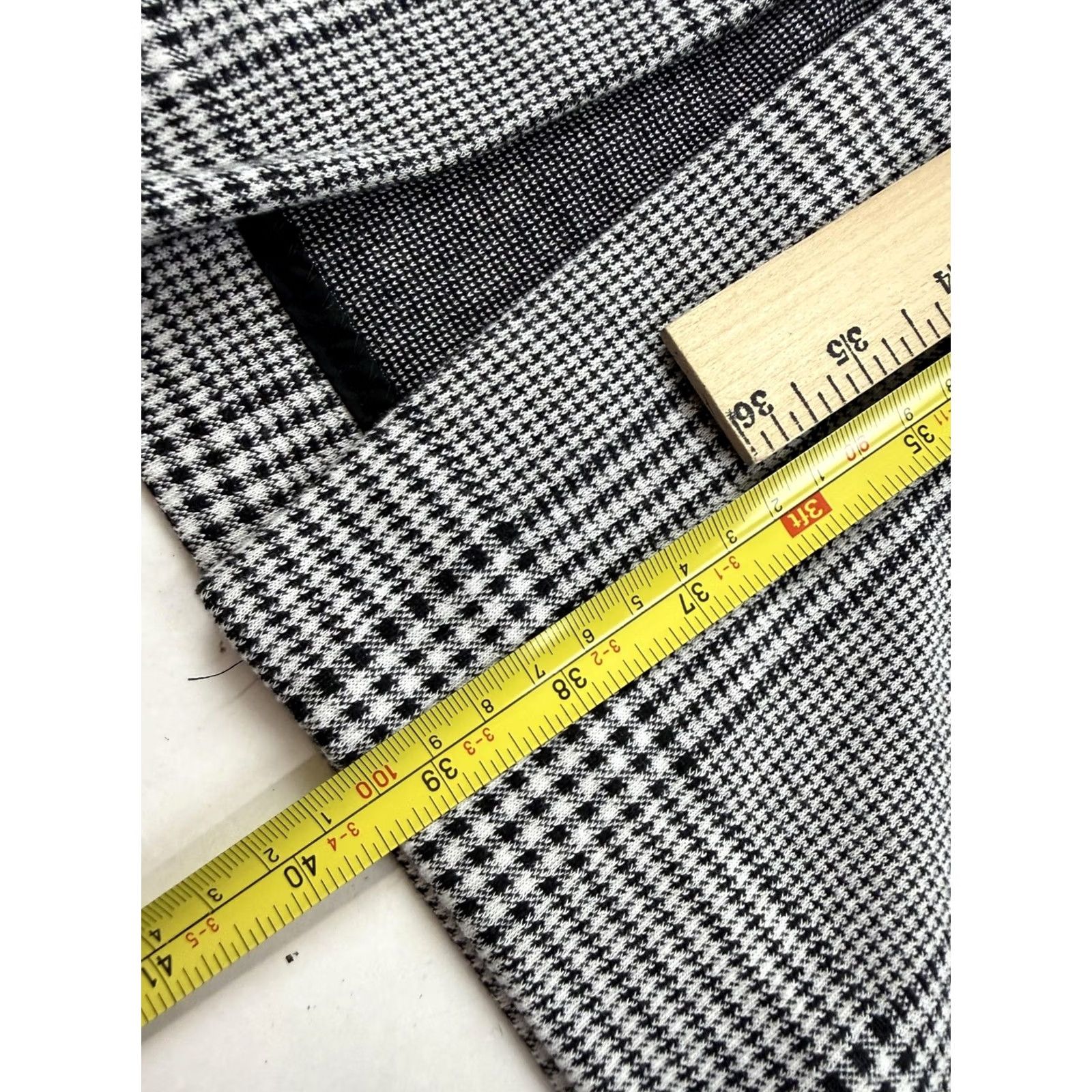 Banana Republic Banana Republic Dress Womens 4 Gray Plaid V Neck Sheath Knee Length Work Office Size S / US 4 / IT 40 - 5 Thumbnail