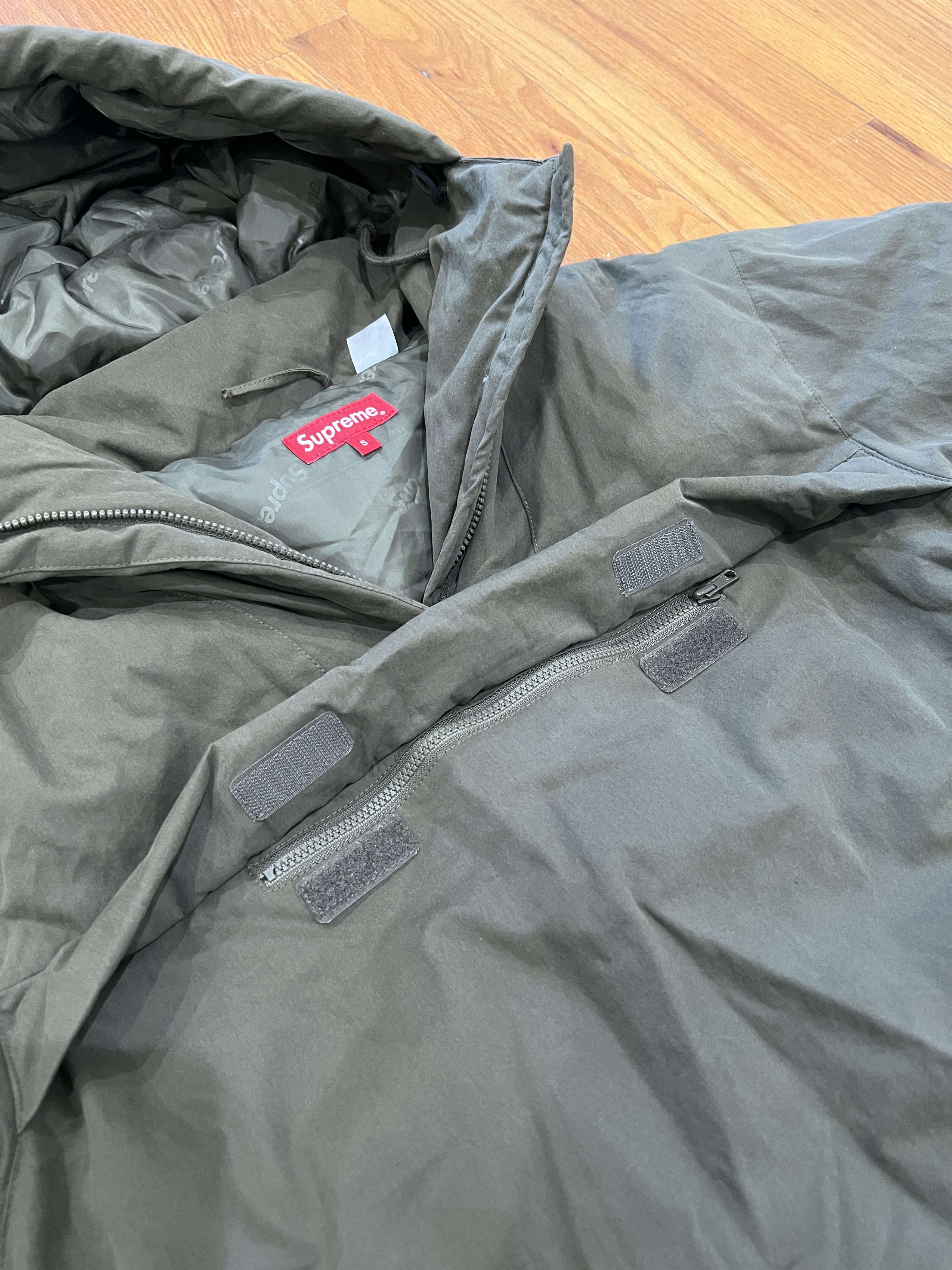 Supreme Supreme SS22 Olive Down Puffer Jacket Size US S / EU 44-46 / 1 - 3 Thumbnail