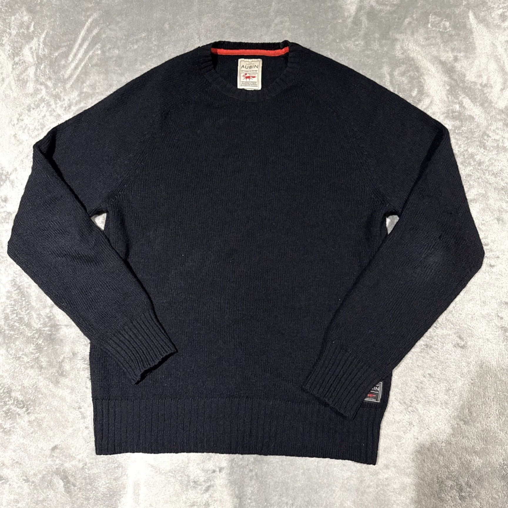 Vintage Aubin 100% Shetland Wool Sweater Mens Large Black Crewneck Jumper Size US L / EU 52-54 / 3 - 2 Thumbnail