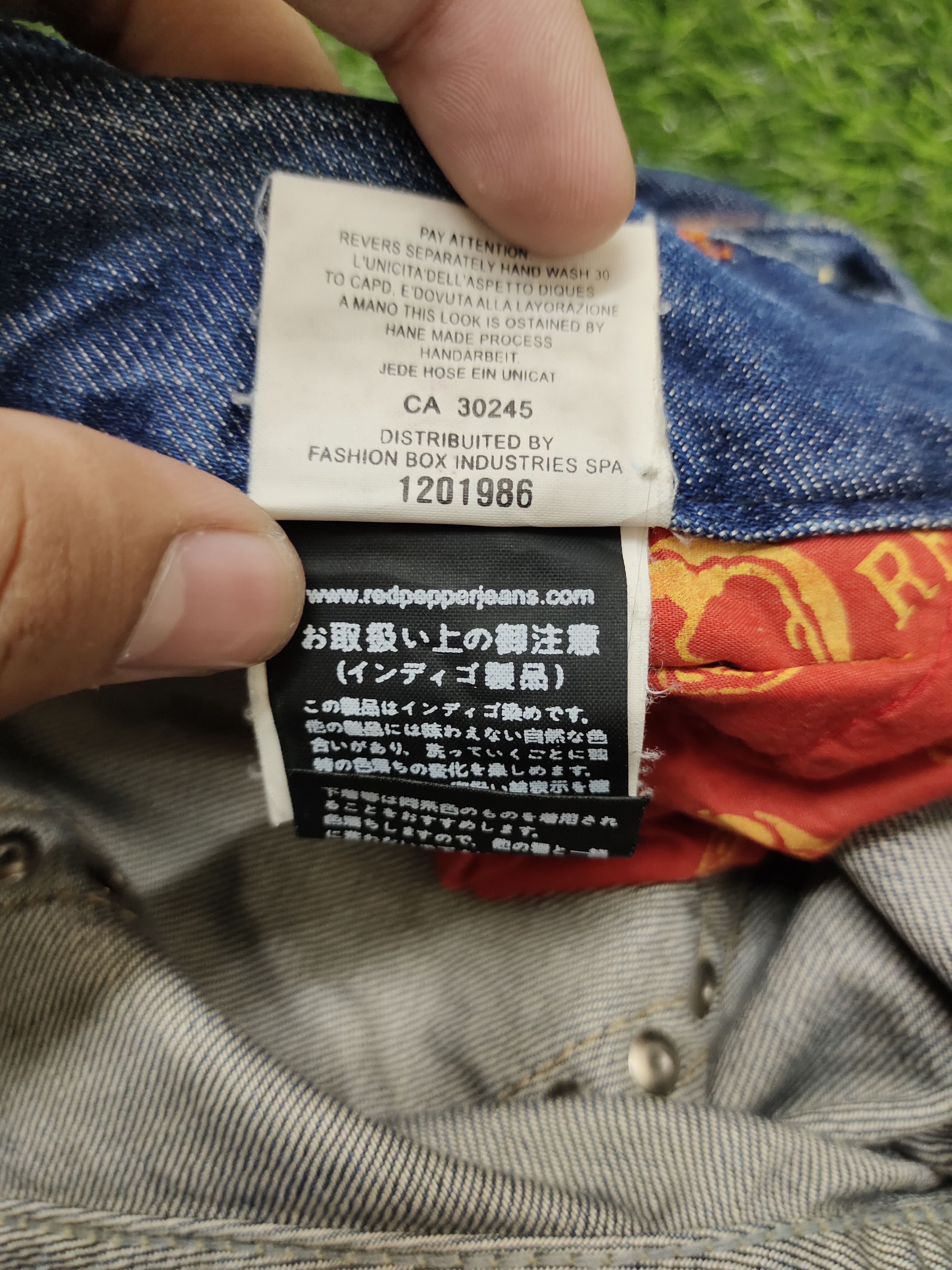 If Six Was Nine Baggy Flare Jeans Red Pepper Low Rise Faded Denim Bootcut Size US 27 - 22 Thumbnail