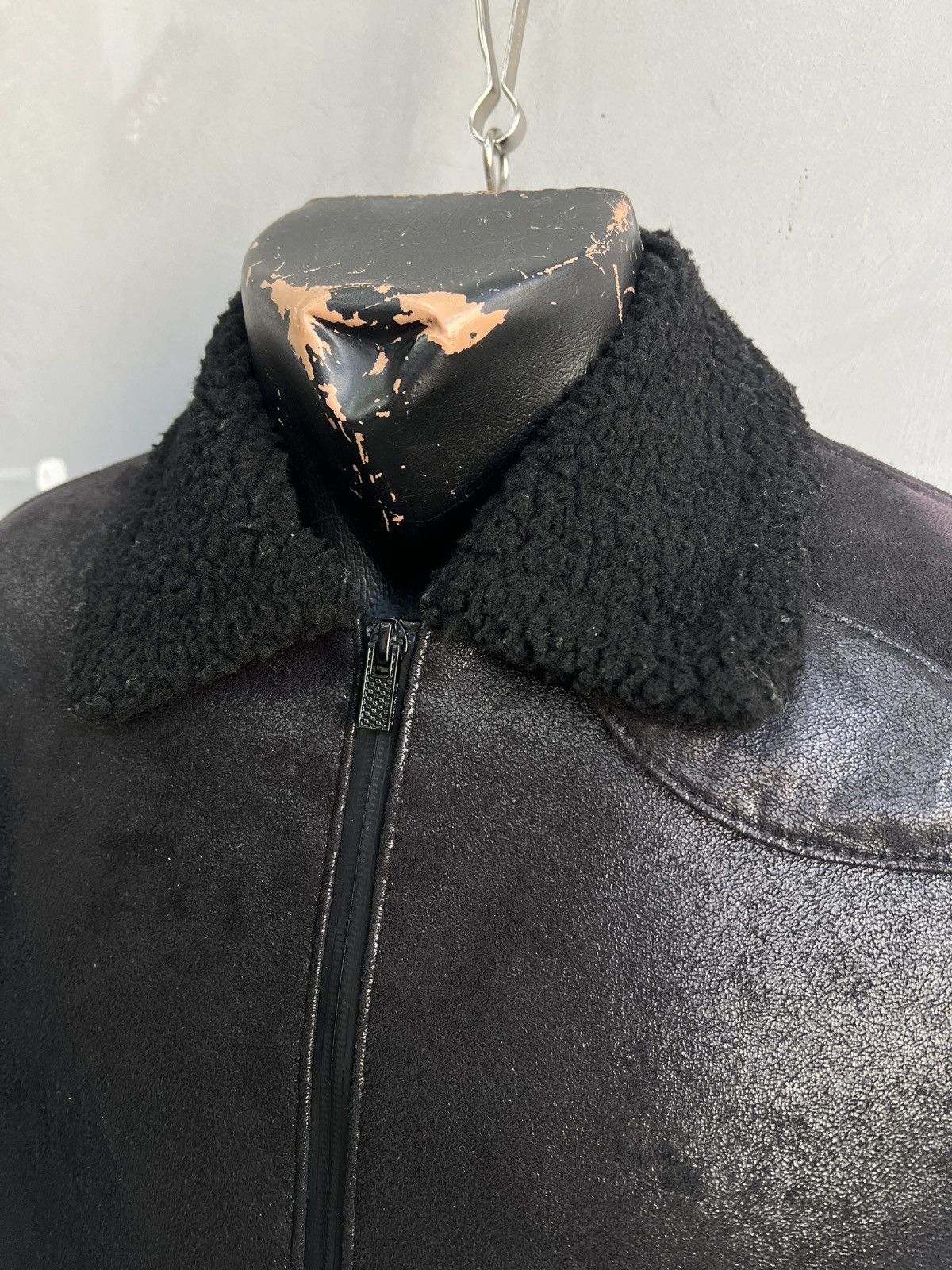 Armani Armani Exchange faux leather archive 2010 avant garde jacket Size US S / EU 44-46 / 1 - 4 Thumbnail