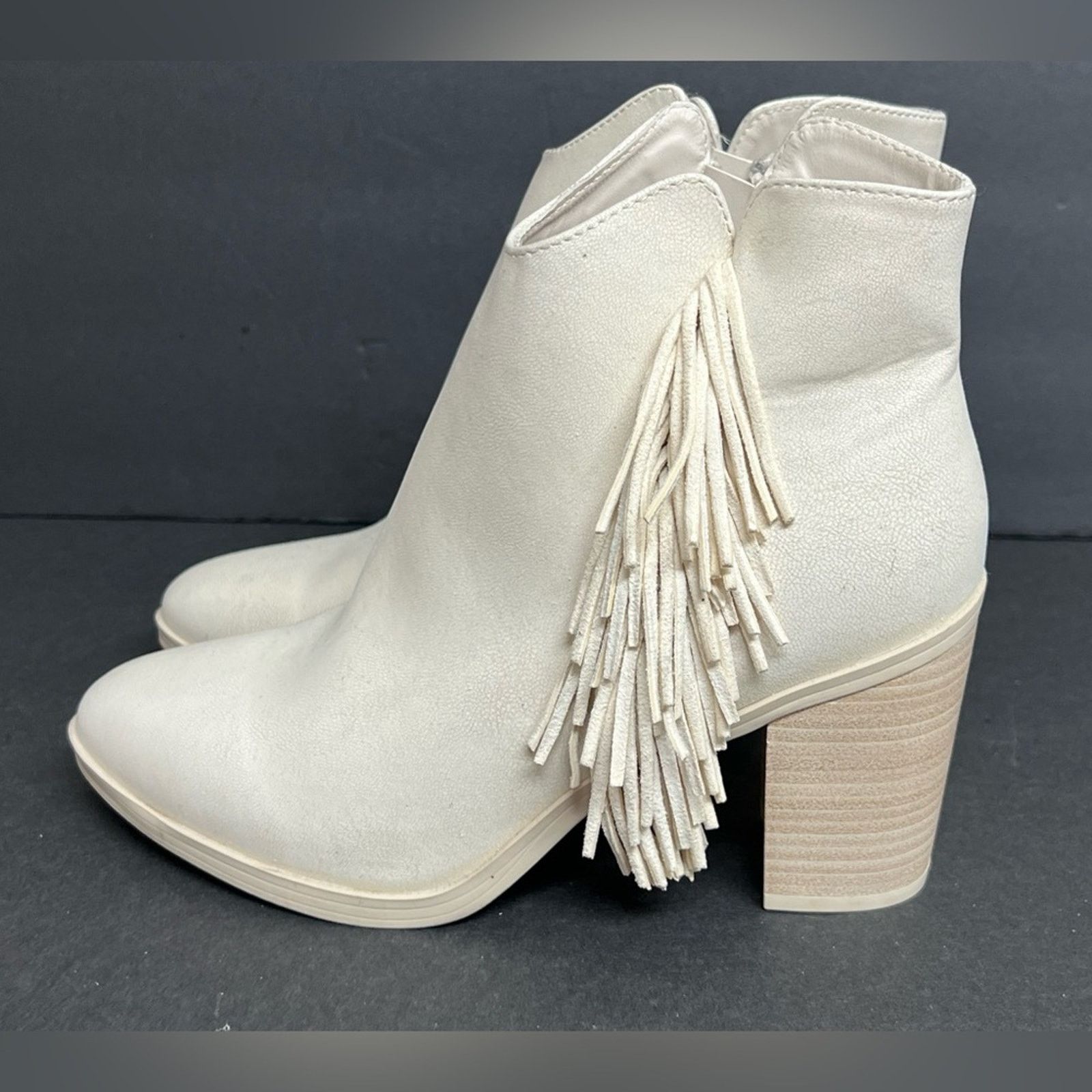 Other Altar'd State Fringe Suede Booties Women Size 9M Size US 9 / IT 39 - 2 Thumbnail