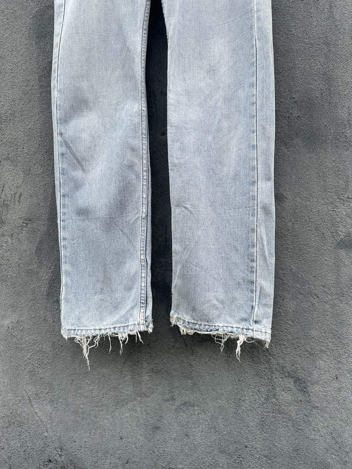 Levi's Vintage Clothing 👹Vintage Levis 532 Distressed Straight Cut Jeans Size US 30 / EU 46 - 7 Thumbnail