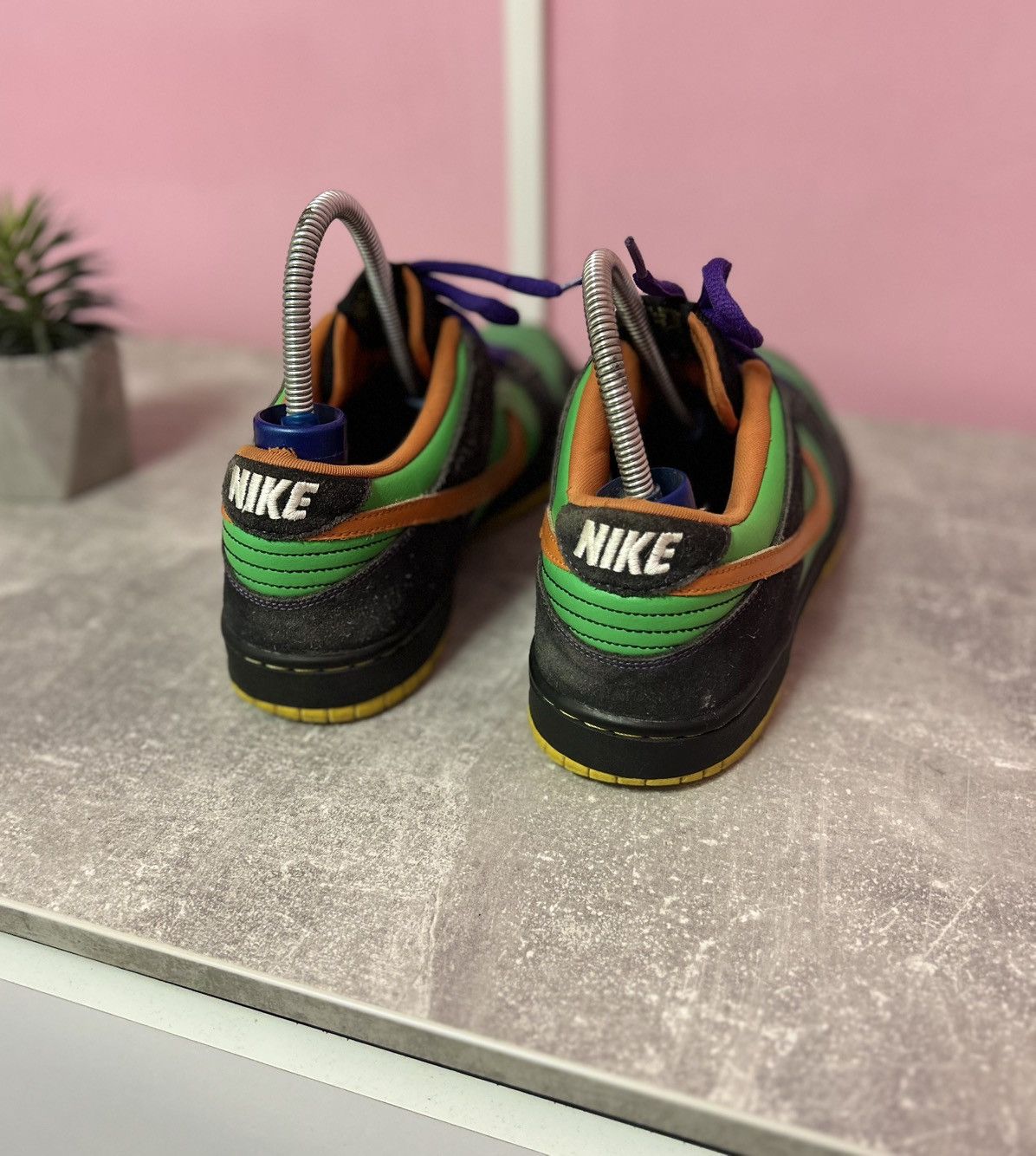Nike Nike Dink Premium SB Low Green Spark Hoop Orange Halloween Size US 10.5 / EU 43-44 - 5 Thumbnail