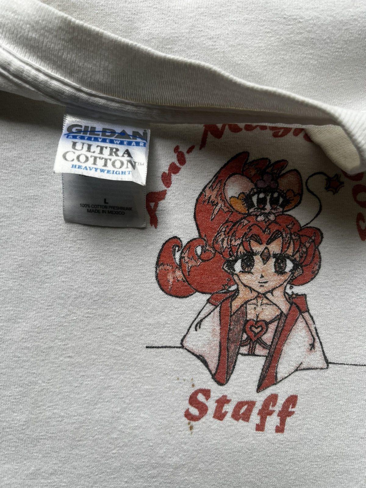 Vintage 2003 Ani-Magic Expo Anime Tee Shirt Sailor Moon Akira Lain Size US L / EU 52-54 / 3 - 5 Thumbnail