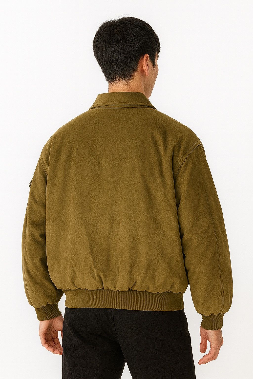 Japanese Brand Urban Express Vintage Olive Bomber Jacket Style Texture Size US M / EU 48-50 / 2 - 4 Thumbnail