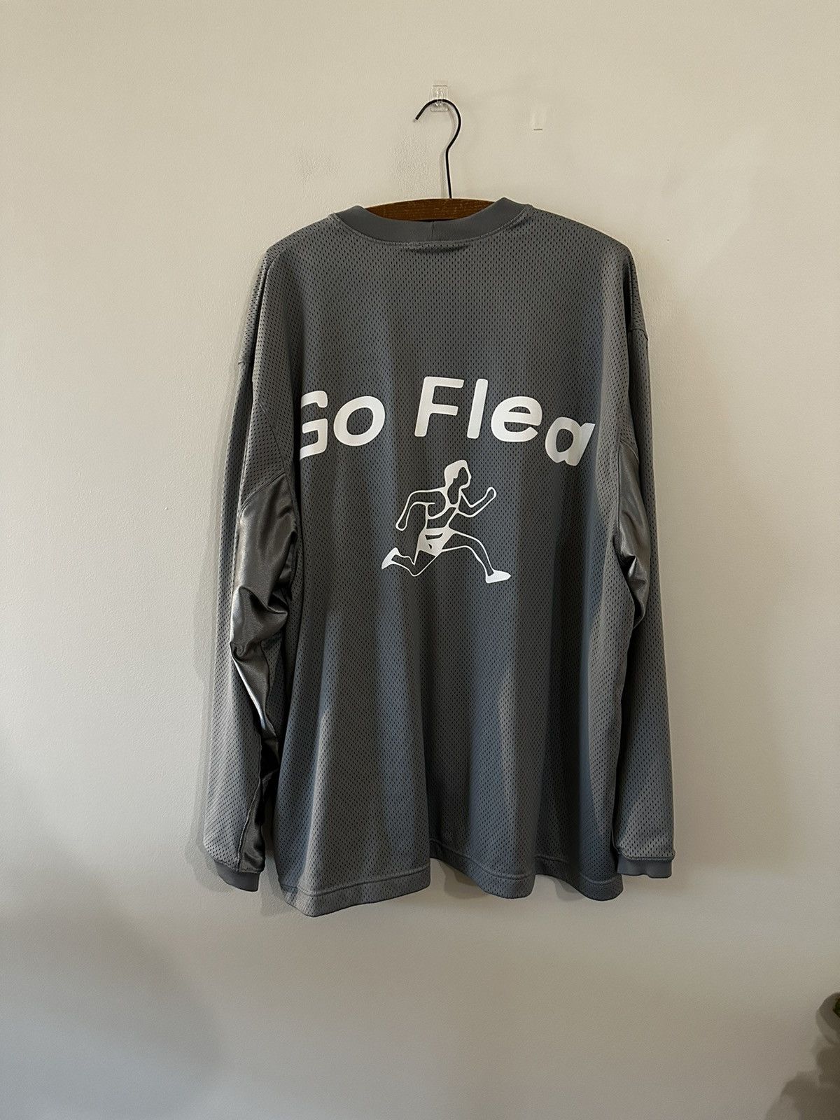 image of Cactus Plant Flea Market x Nike Cpfm Cactus Plant Flea Jersey Go Grey Long Sleeve, Men's (Size XL)