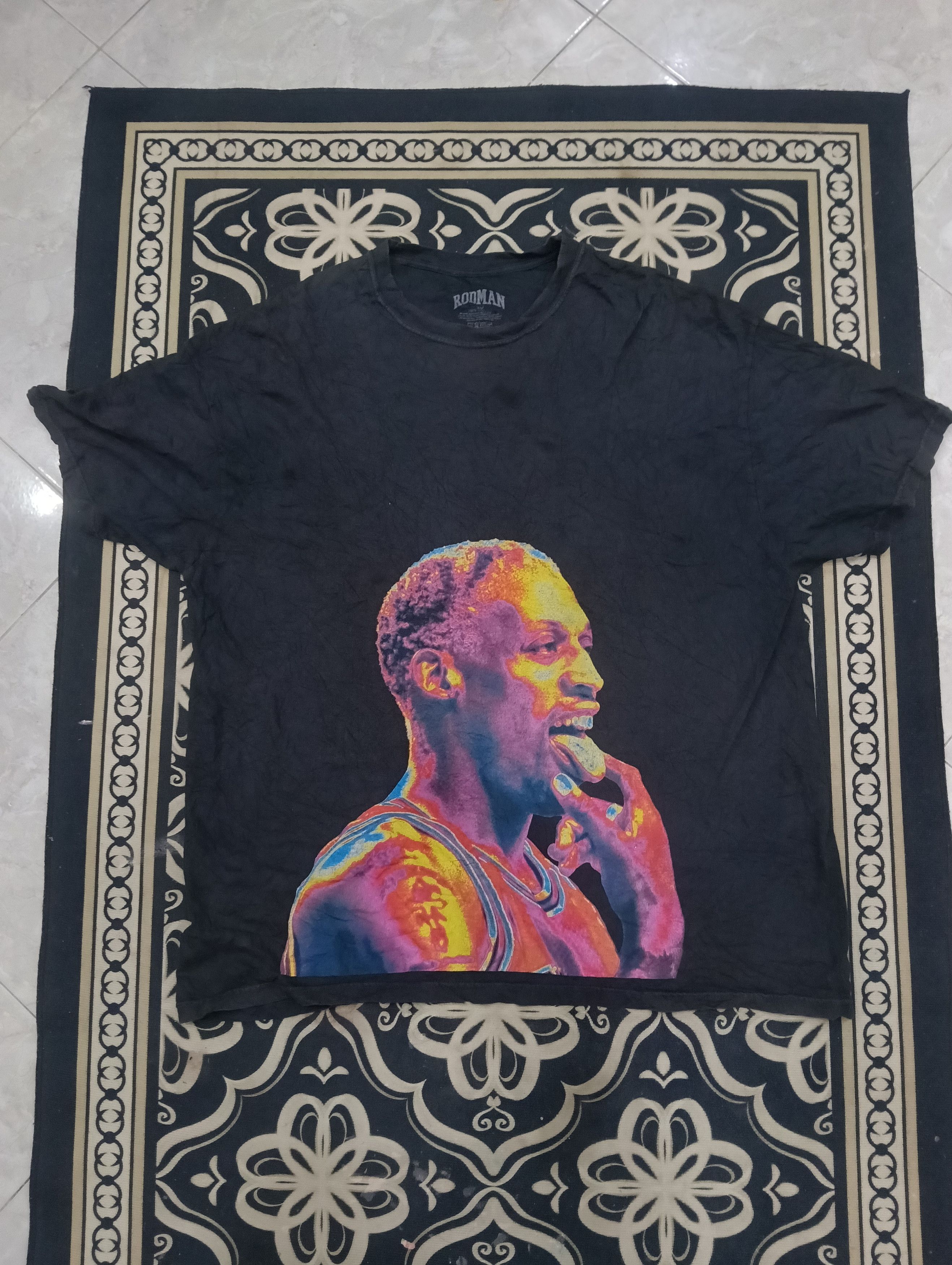 Vintage Y2K Dennis Rodman Tee Size US XL / EU 56 / 4 - 2 Thumbnail