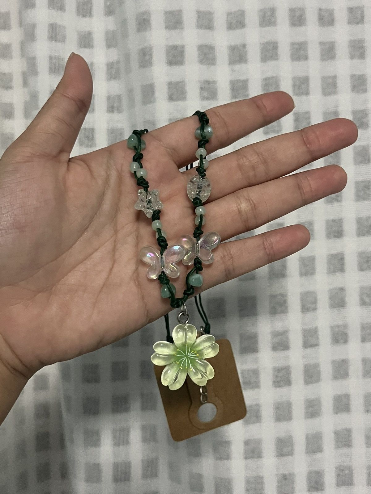 Handmade Waxed cord necklace Size ONE SIZE - 7 Thumbnail