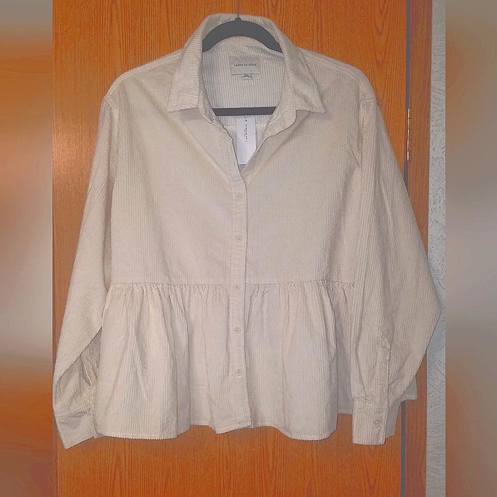 Designer NWT American Eagle Small Corduroy Baby Doll Size S / US 4 / IT 40 - 1 Thumbnail