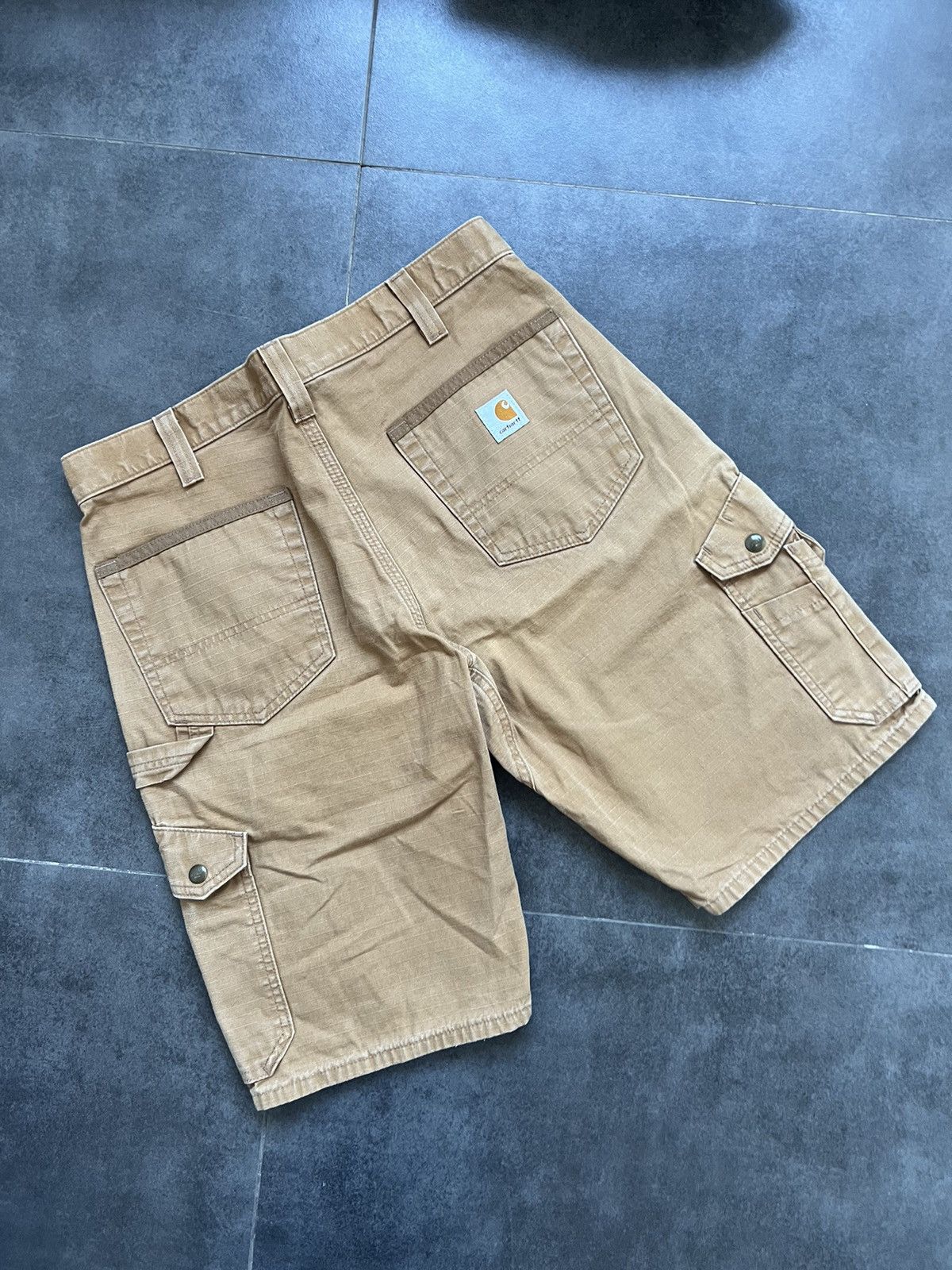 Carhartt × Vintage Crazy rare Carhartt vintage 90s carpenter Workwear Short Size US 32 / EU 48 - 2 Thumbnail