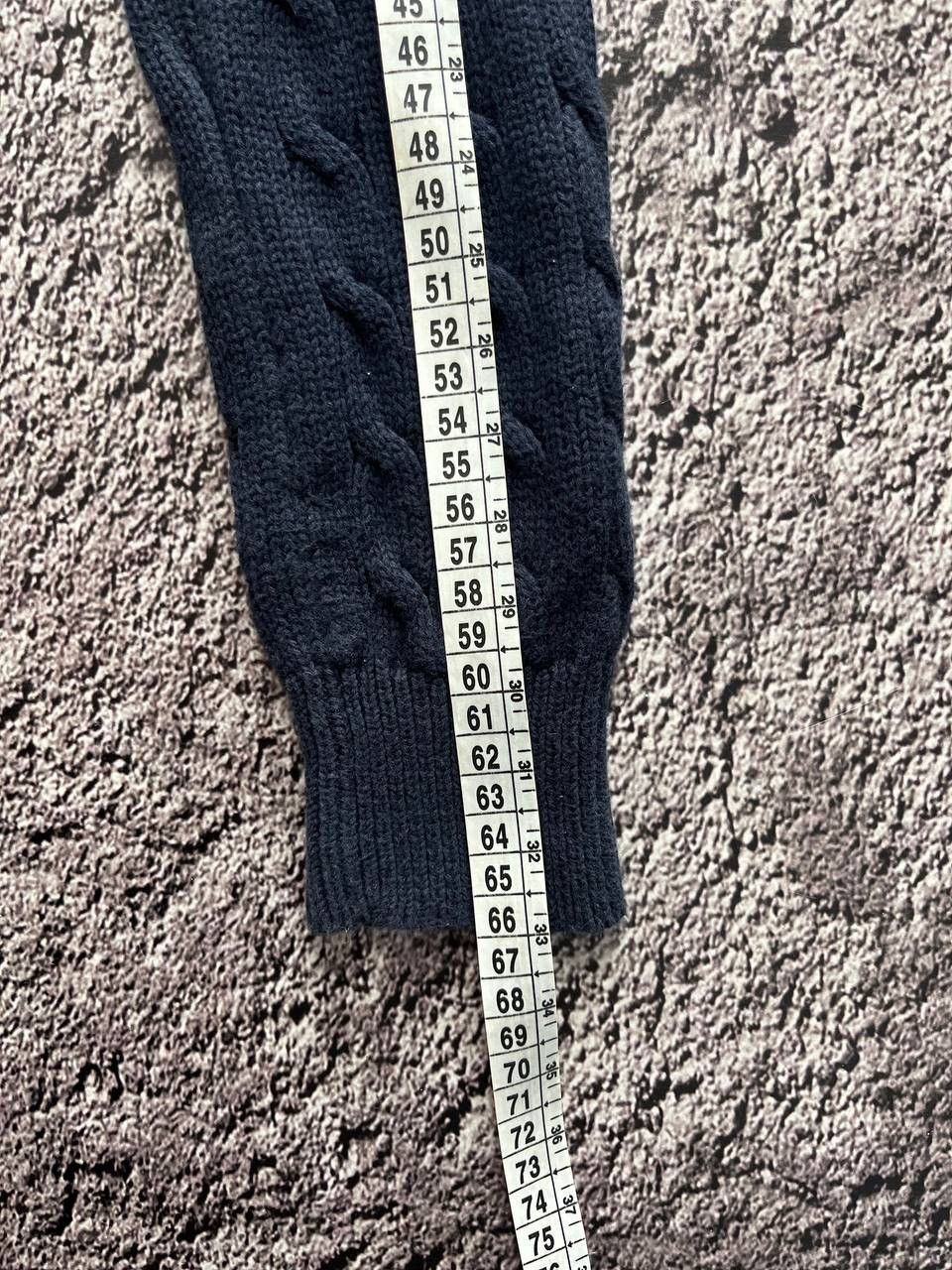 Ralph Lauren × Ralph Lauren Sport × Vintage Ralph Lauren Sport Cardigan Women's Blue Cable Knit Button Size M / US 6-8 / IT 42-44 - 11 Thumbnail