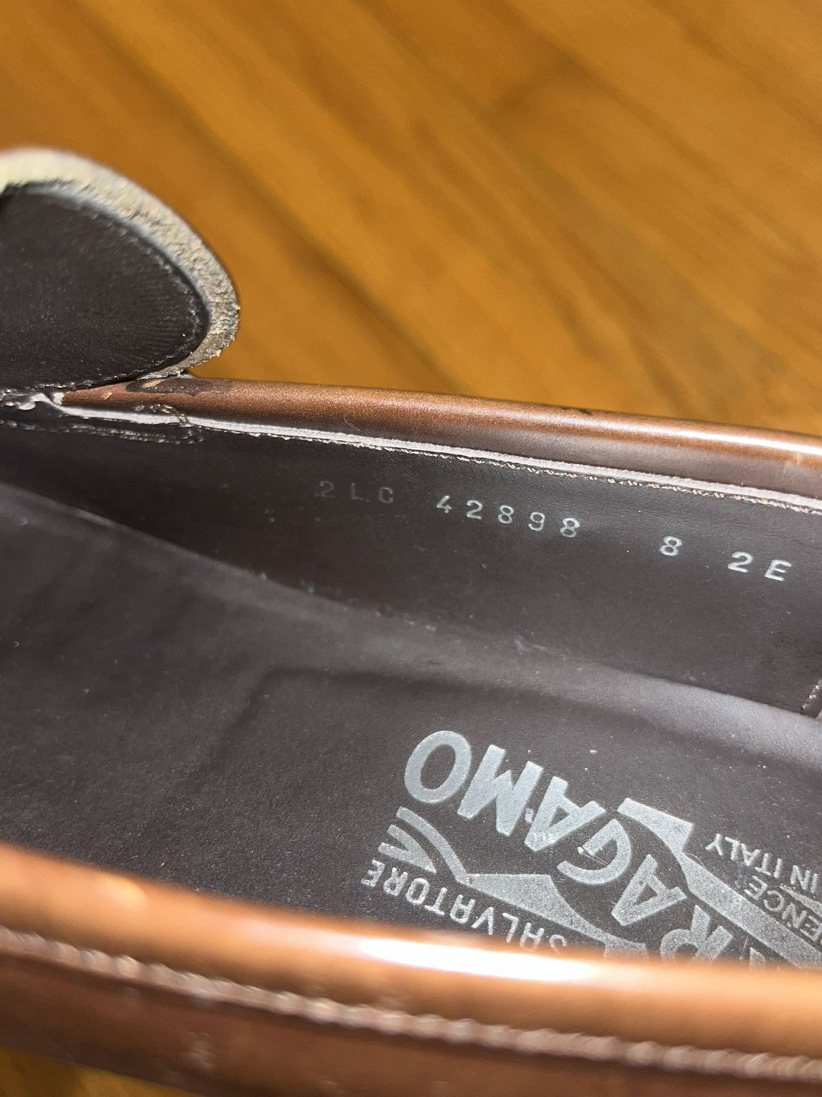 Salvatore Ferragamo Salvatore Ferragamo Dinamo Double Gancini Leather Loafers Size US 8 / EU 41 - 3 Thumbnail