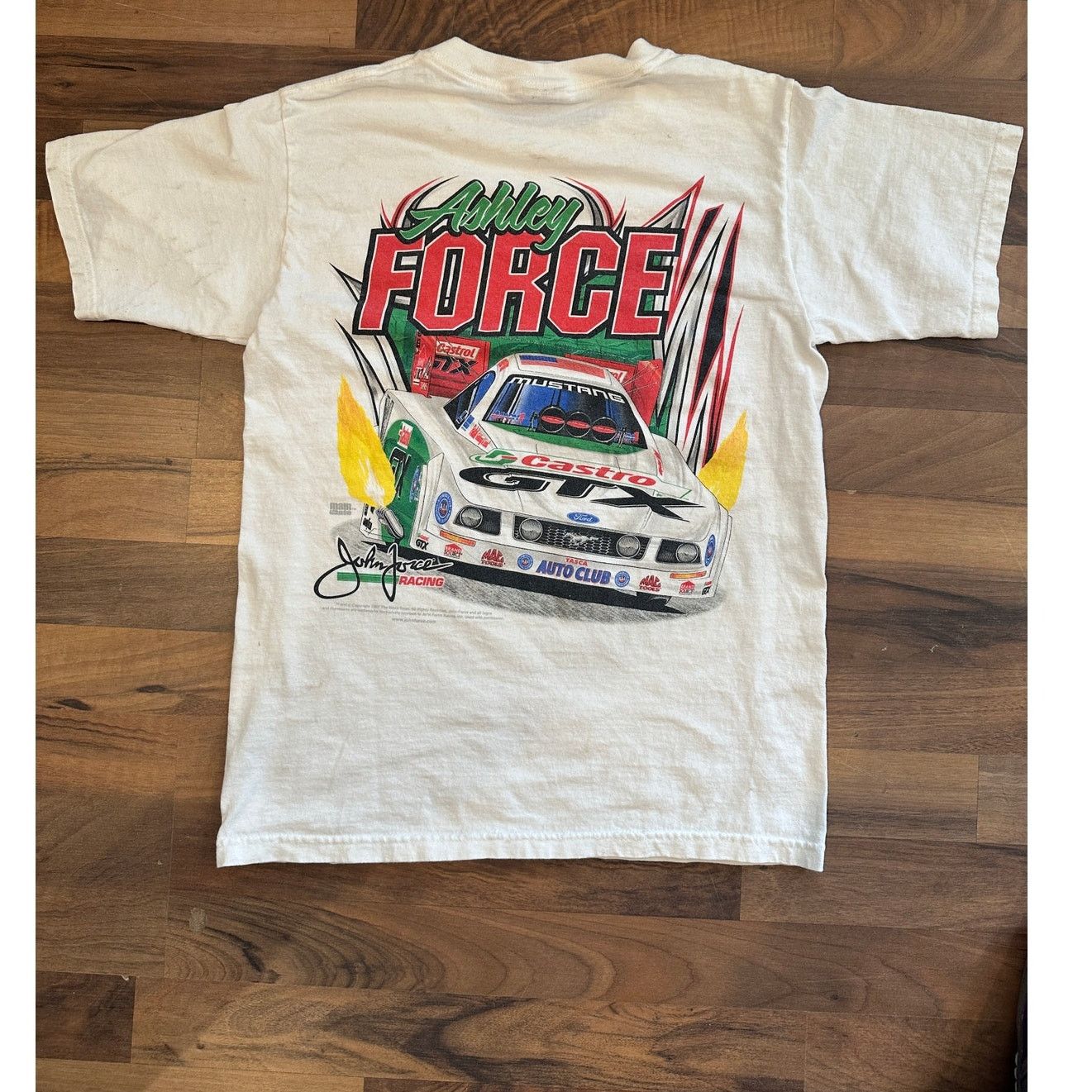 Anvil Vintage Ashley Force Mac Tools Funny Car T-Shirt 2000s NHRA Size US S / EU 44-46 / 1 - 3 Thumbnail