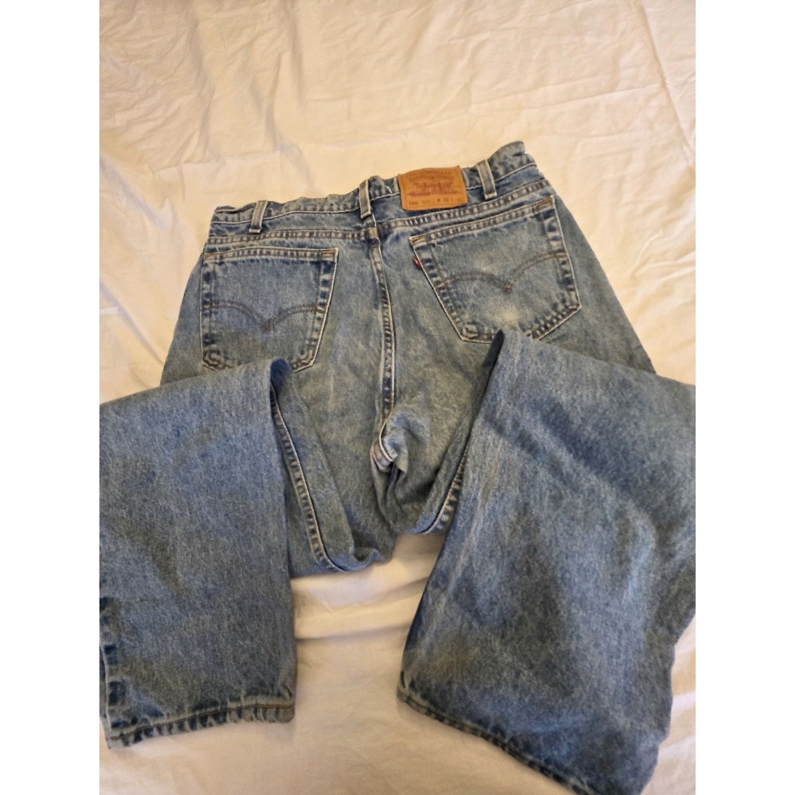 Levi's Levis 550 Men's 90's Vintage Blue Size 36x30 Jeans Size US 36 / EU 52 - 7 Thumbnail