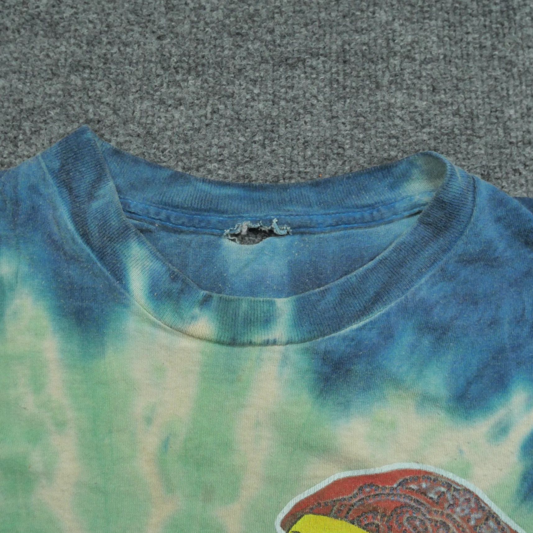 Vintage VINTAGE Tweety T Shirt Mens XL Blue Green Tie Dye Baseball Looney Tunes 90s Size US XL / EU 56 / 4 - 4 Thumbnail