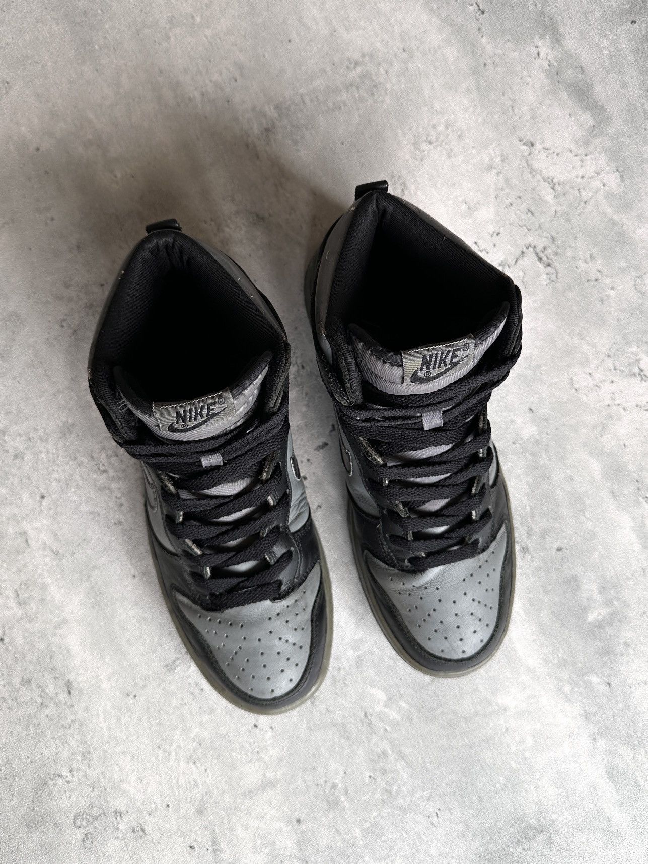 Nike 1999 DUNK LE HIGH TOP BLACK / COOL GREY Size US 8.5 / EU 41-42 - 8 Thumbnail
