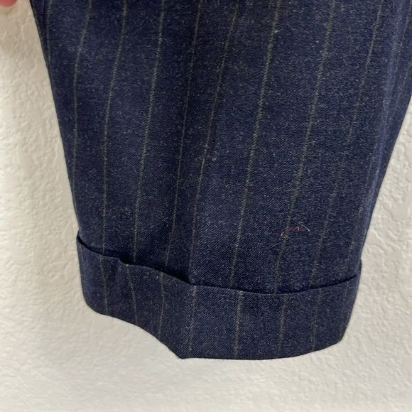 Ermenegildo Zegna Ermenegildo Zegna Cashmere Wool Pinstriped Cuffed 5 Pocket P Size 42R - 3 Thumbnail