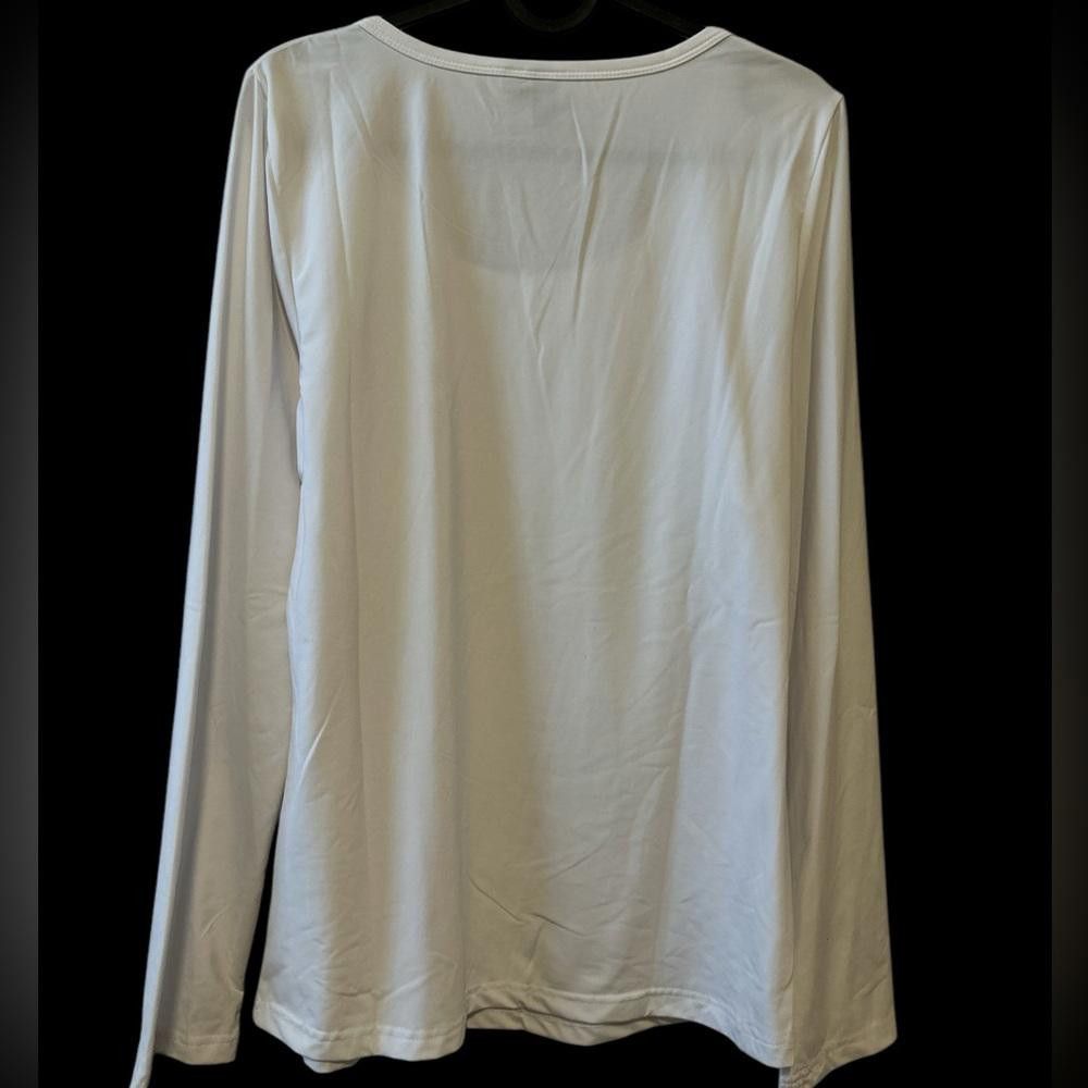 Roots NWOT Roots White Long-Sleeve Shirt - Size Medium Size M / US 6-8 / IT 42-44 - 4 Thumbnail