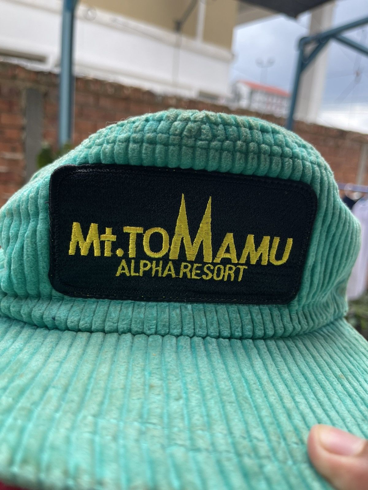 Japanese Brand Vintage Mt. TOMAMU Earflap Coduroy Style Cap Hat Size ONE SIZE - 1 Thumbnail