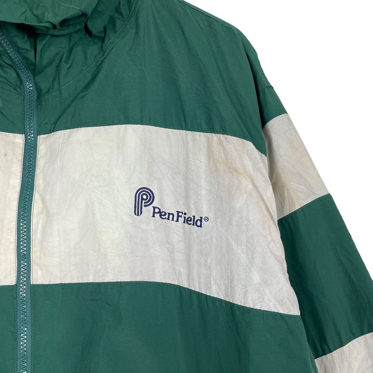 Japanese Brand × Penfield 💥PENFIELD WINDBREAKER STRIPED ZIPPER HOODIE JACKET Size US L / EU 52-54 / 3 - 6 Thumbnail